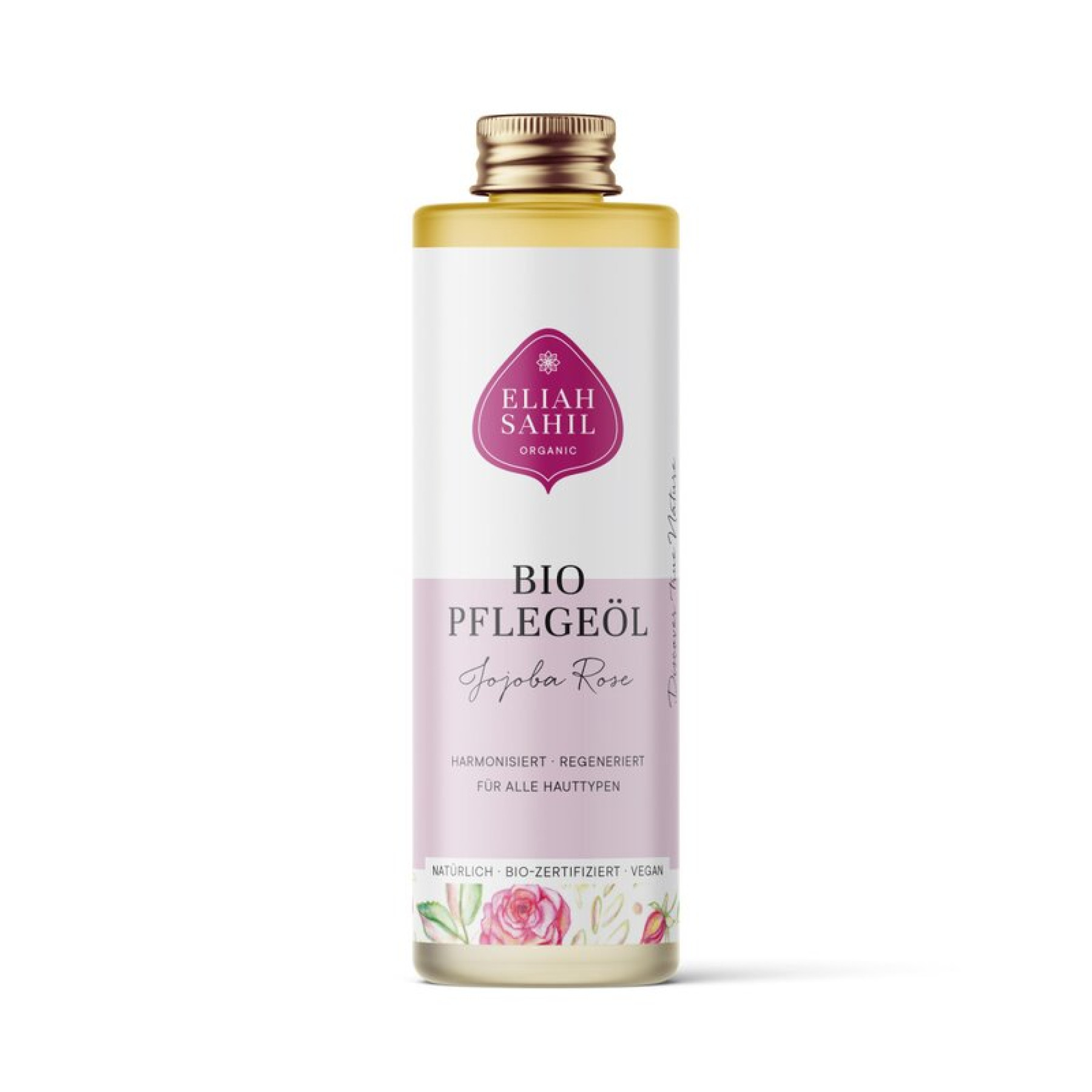 Ulei de jojoba si trandafir pentru corp si par ecologic 100ml Eliah Sahil