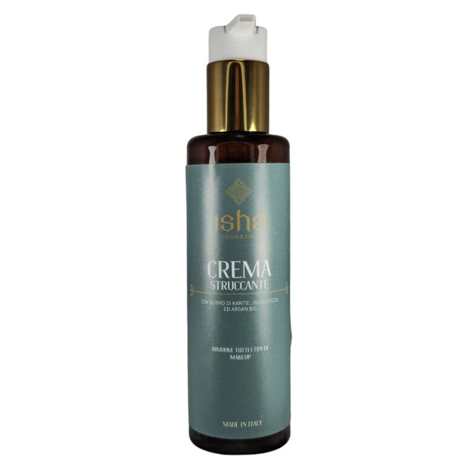 Crema demachianta cu unt de shea, ulei de cocos si argan, 200ml, Isha