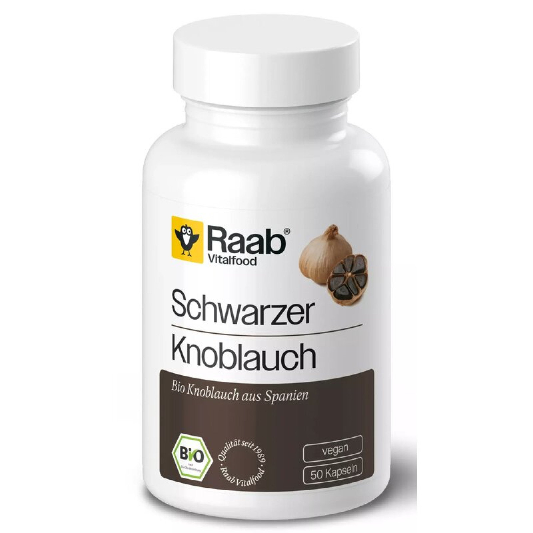 Usturoi negru bio 500mg 50 capsule 25g Raab