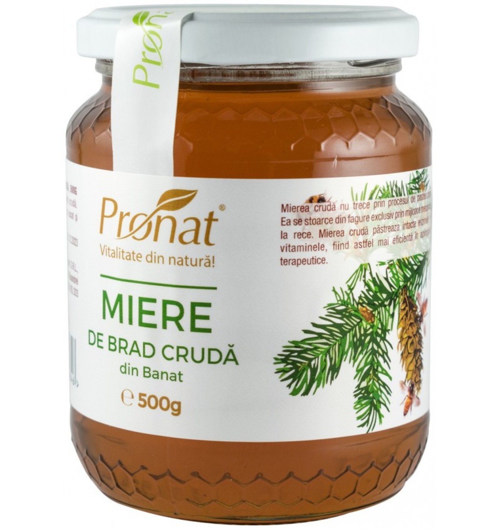 Miere de brad cruda 500 g