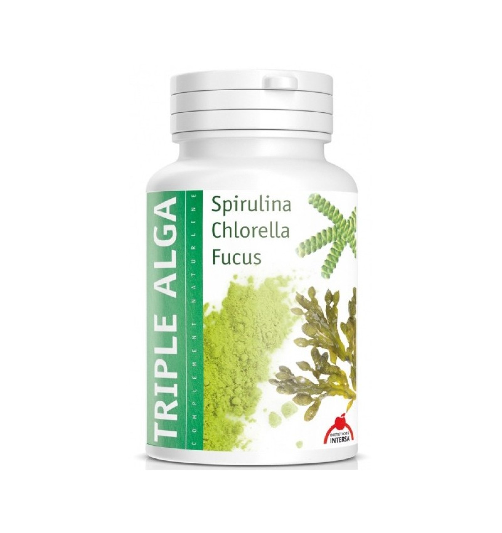 TRIPLU ALGE SPIRULINA, CHLORELLA, FUCUS, 46,8G DIETETICOS