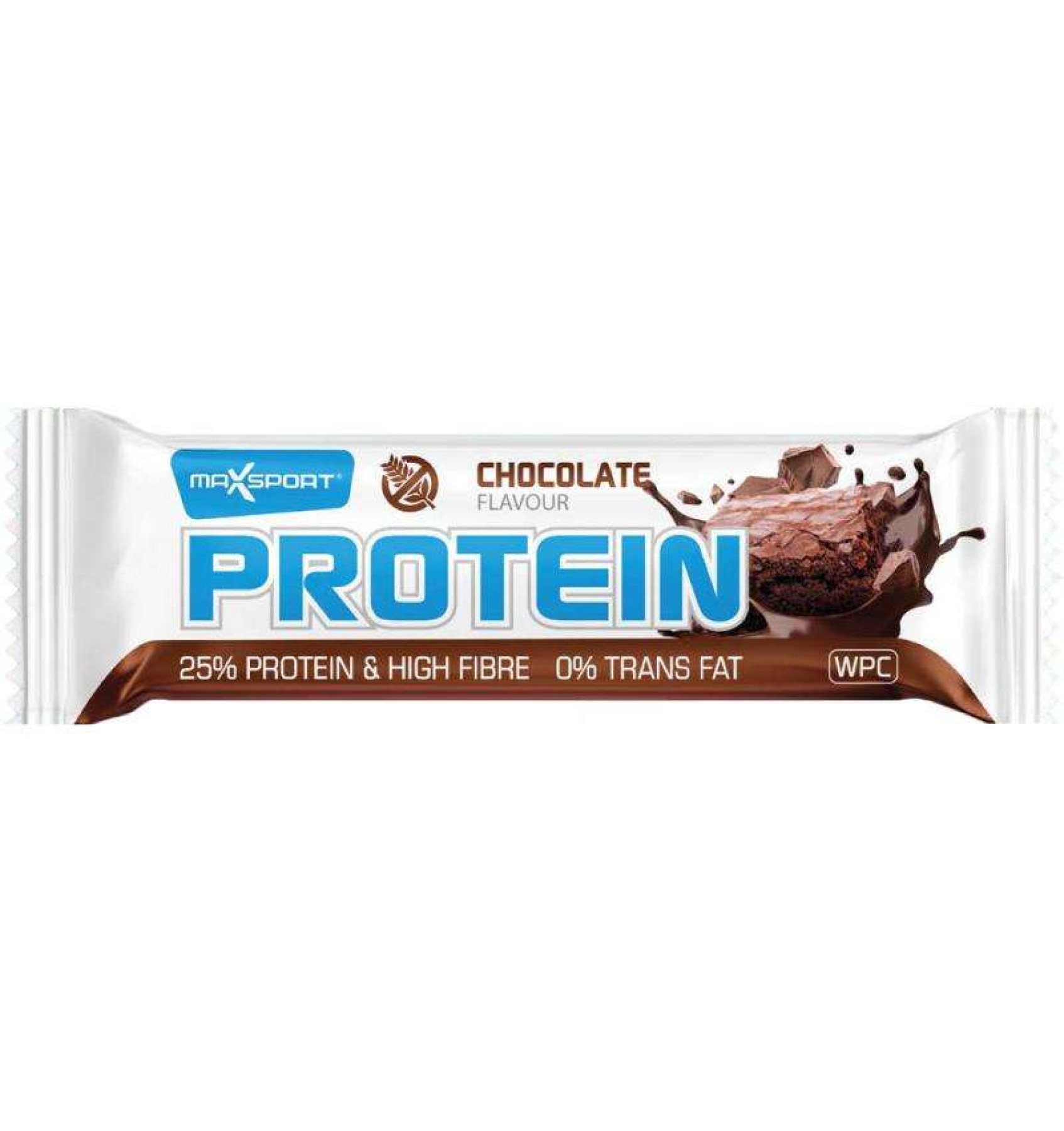 Baton proteic cu ciocolata, 60g max sport
