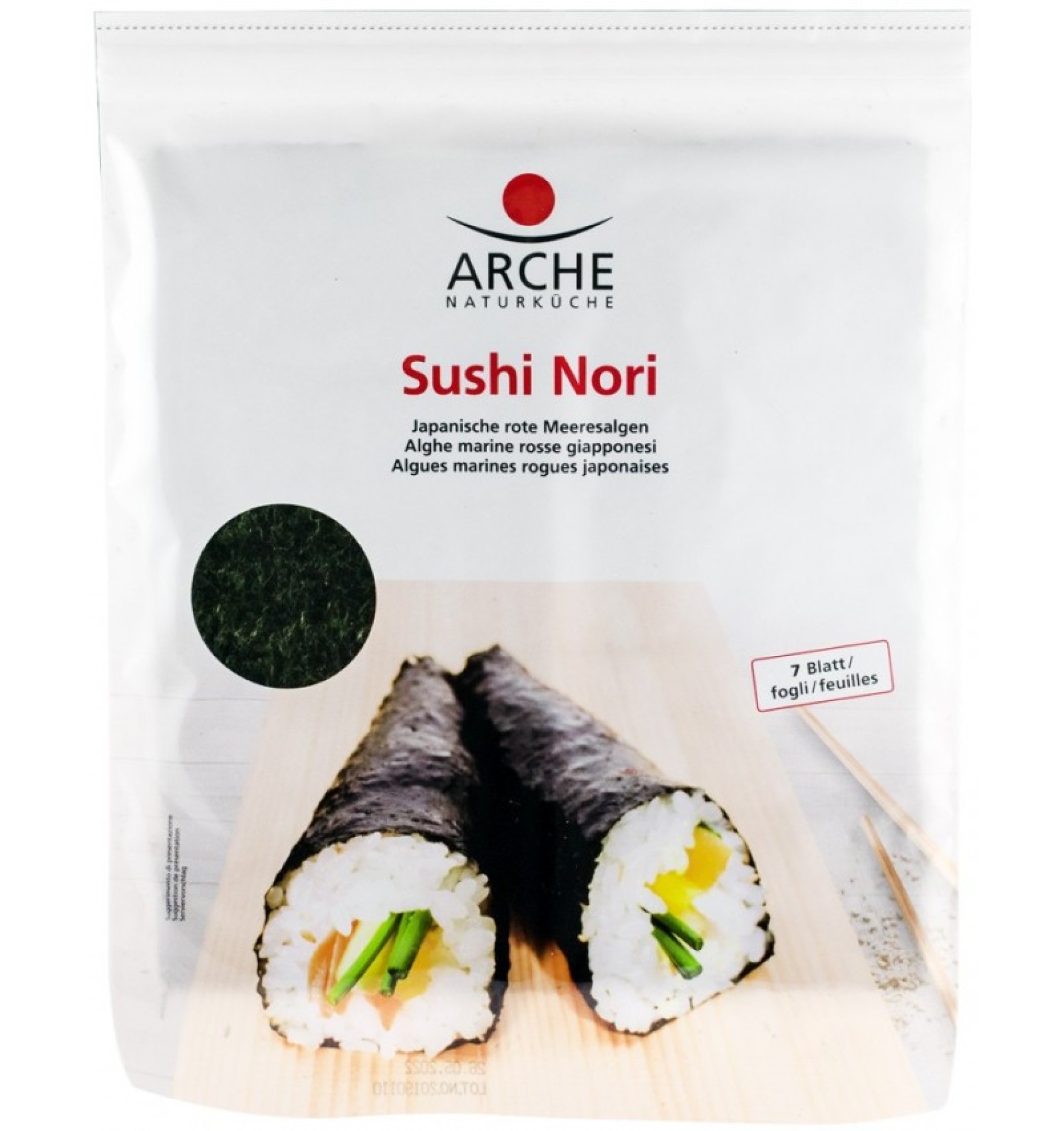 Sushi Nori prajite fara gluten 7 foi - 17 g
