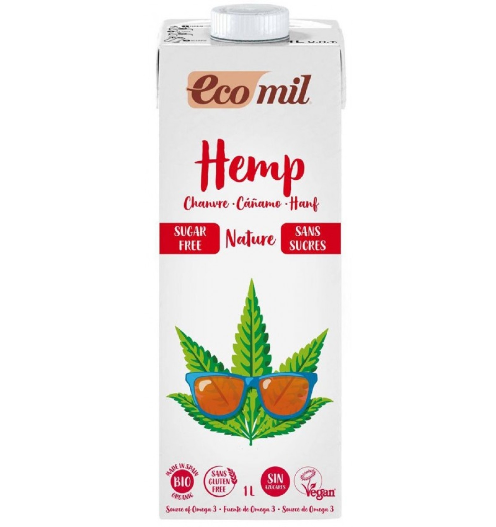 Bautura vegetala Bio din canepa natur, 1L