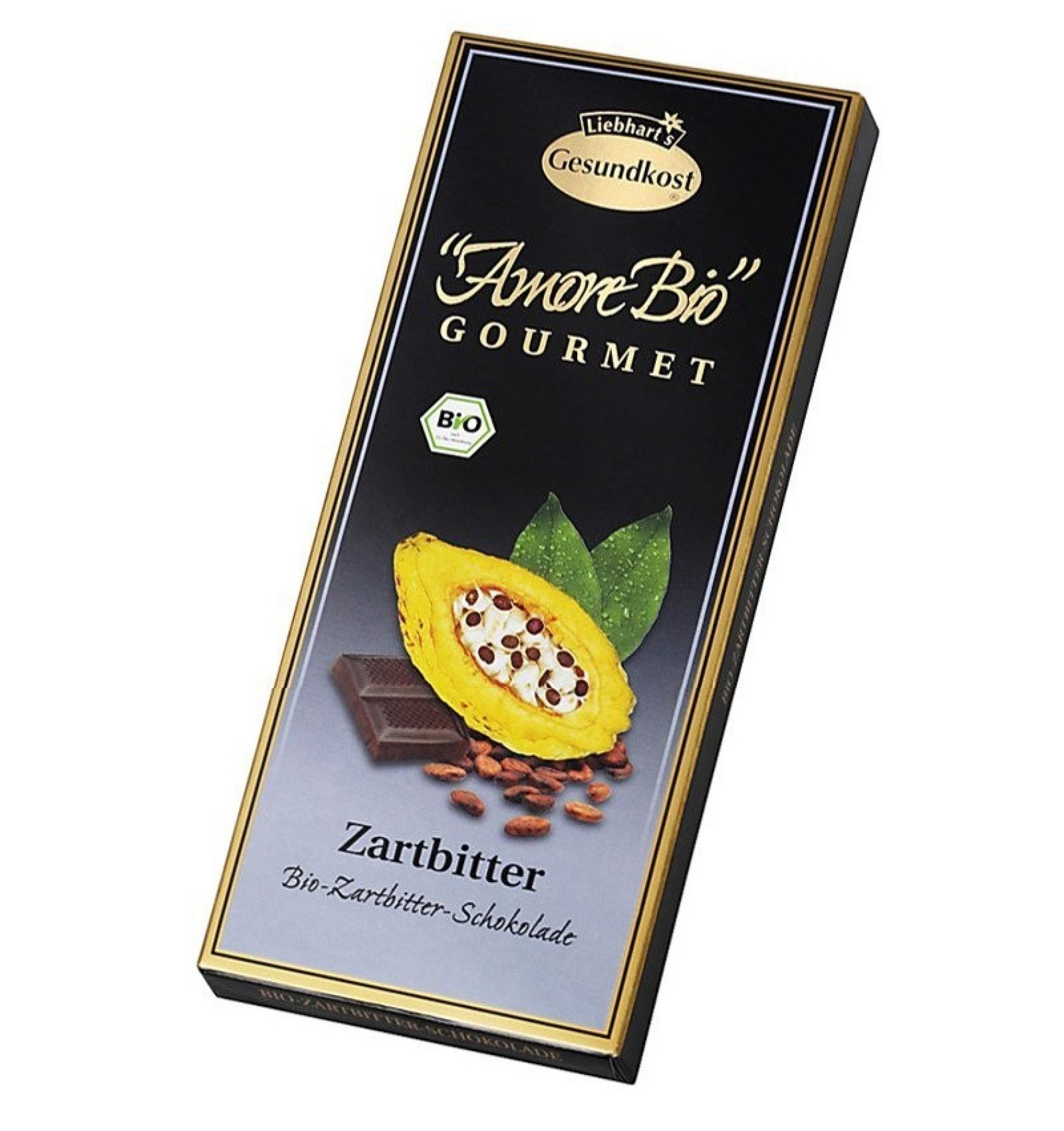 Ciocolata amaruie, 55% cacao, 100g liebhart\'s amore bio