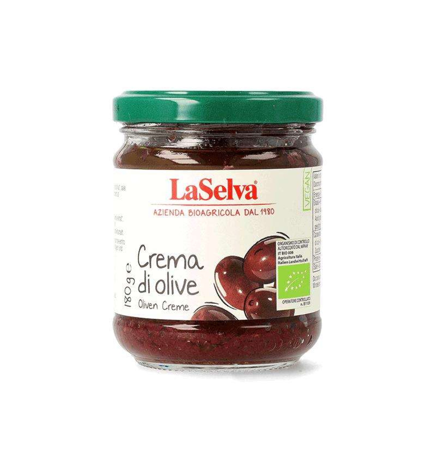 ECO/BIO Crema tartinabila de masline 180gr
