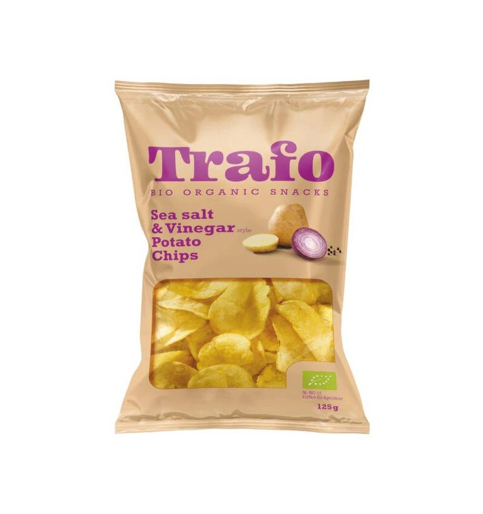 ECO/BIO Chips din cartofi cu sare si otet 125gr