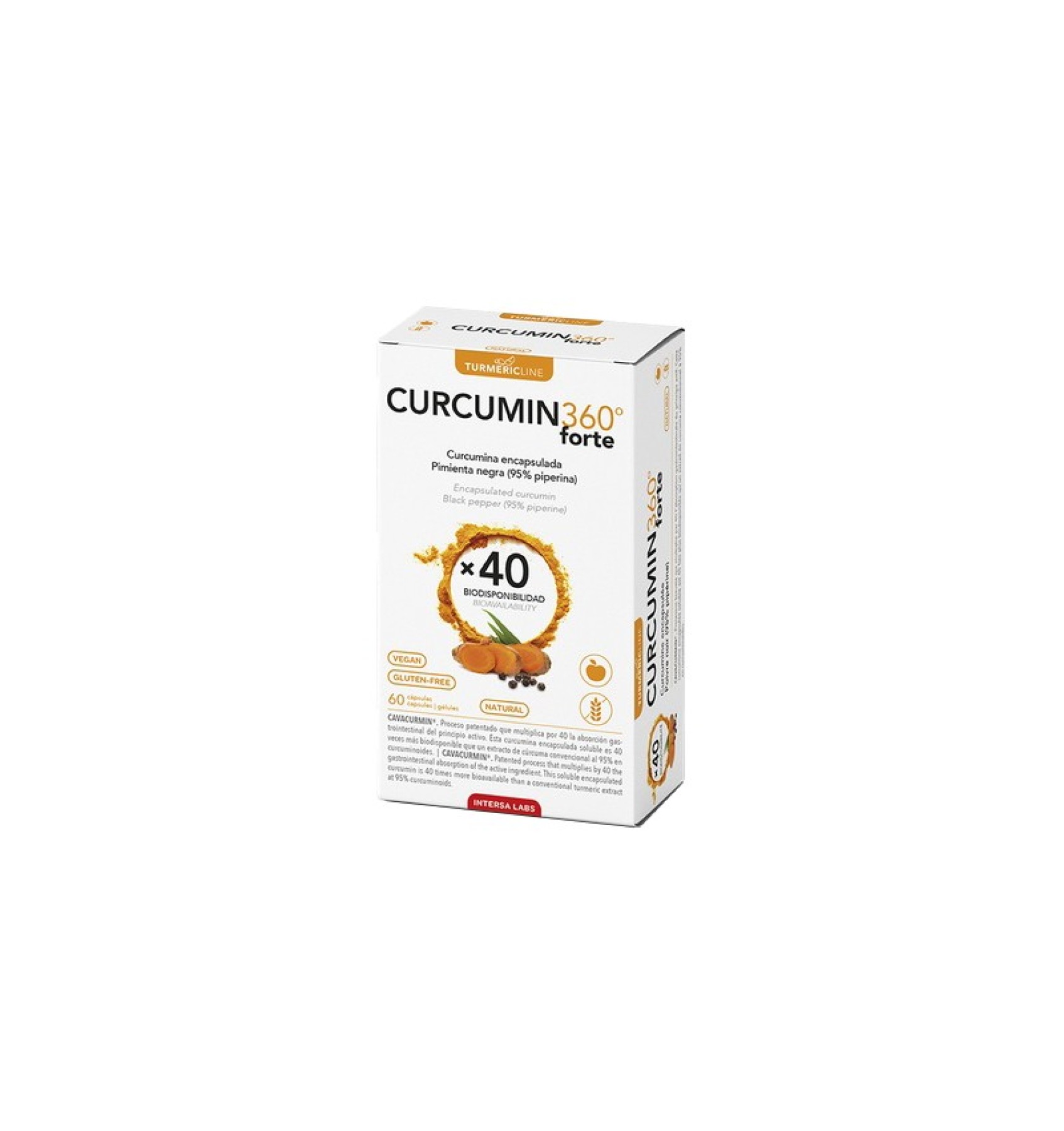 Curcumin 360 Forte, 60 capsule Cavacurmin Dieteticos