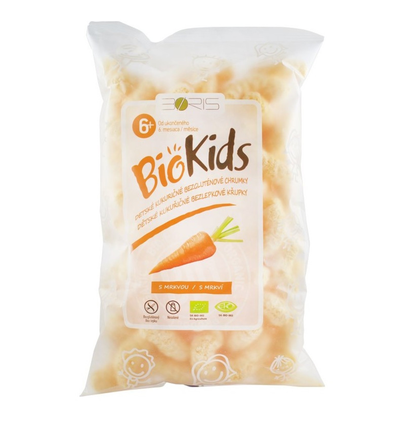 Pufuleti BIO cu morcovi, 55 g