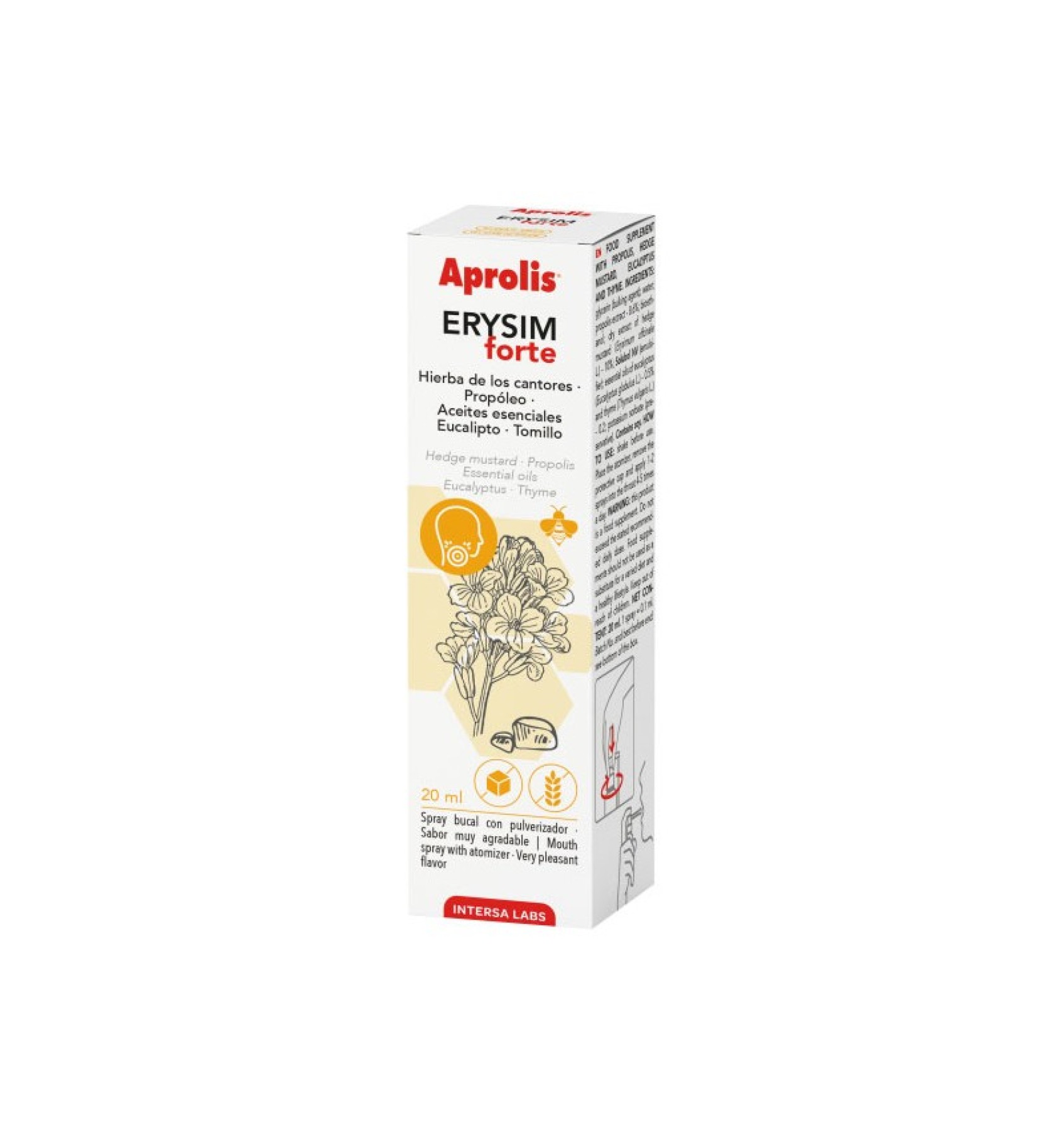 ERYSIM forte, spray bucal cu propolis, 20 ml