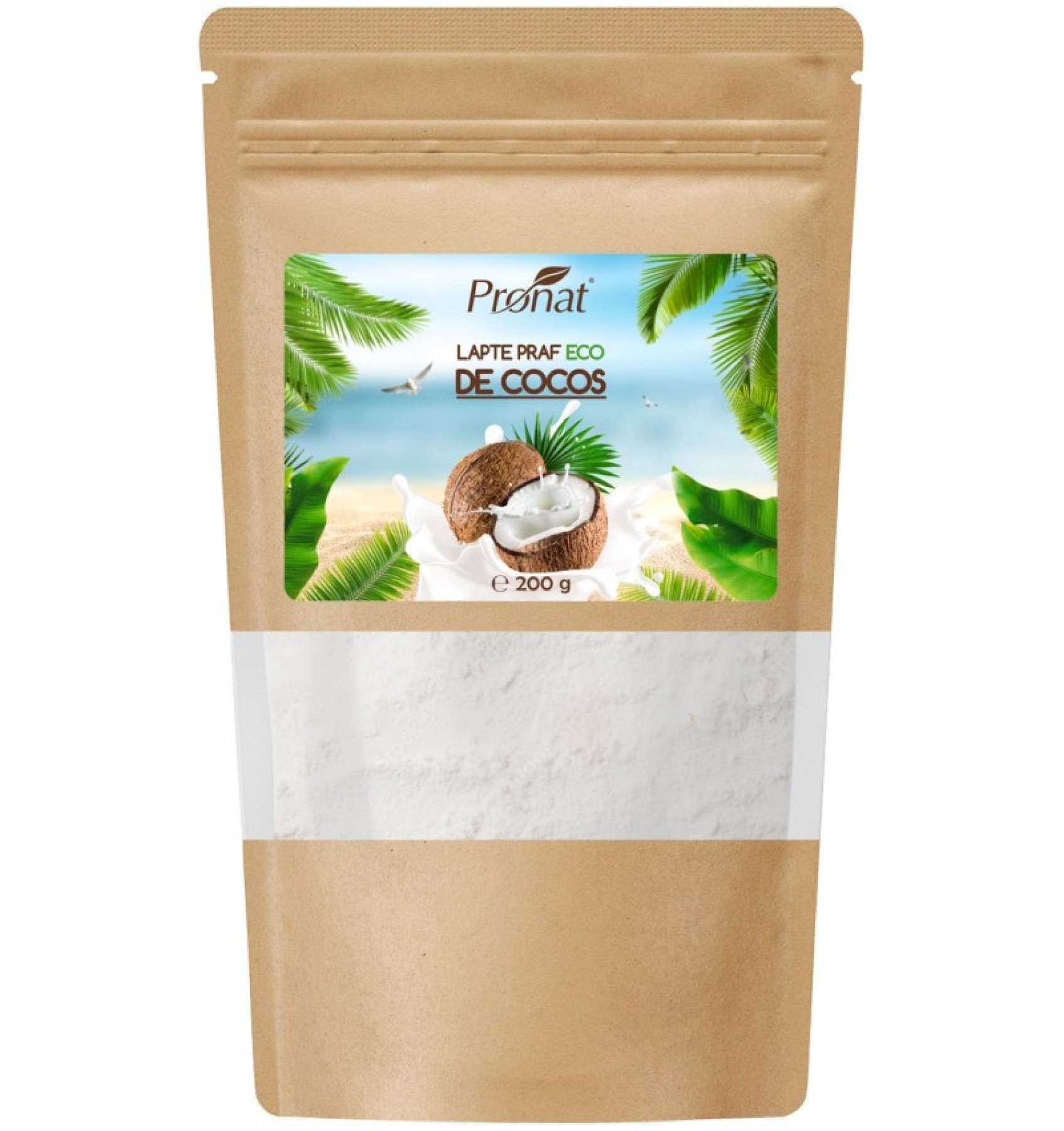 Lapte praf bio de cocos, 200g