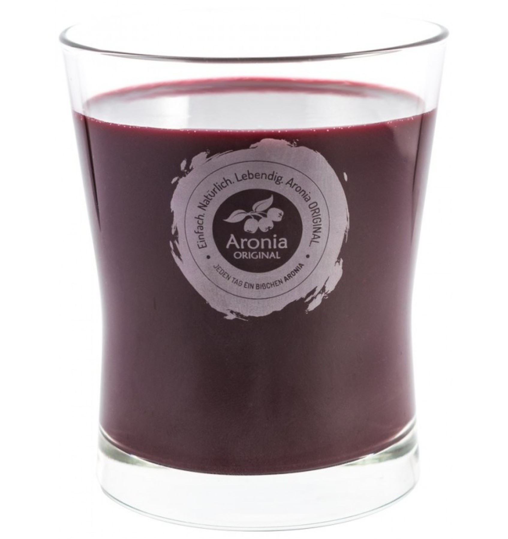 Pahar de sticla cu dozaj aronia original