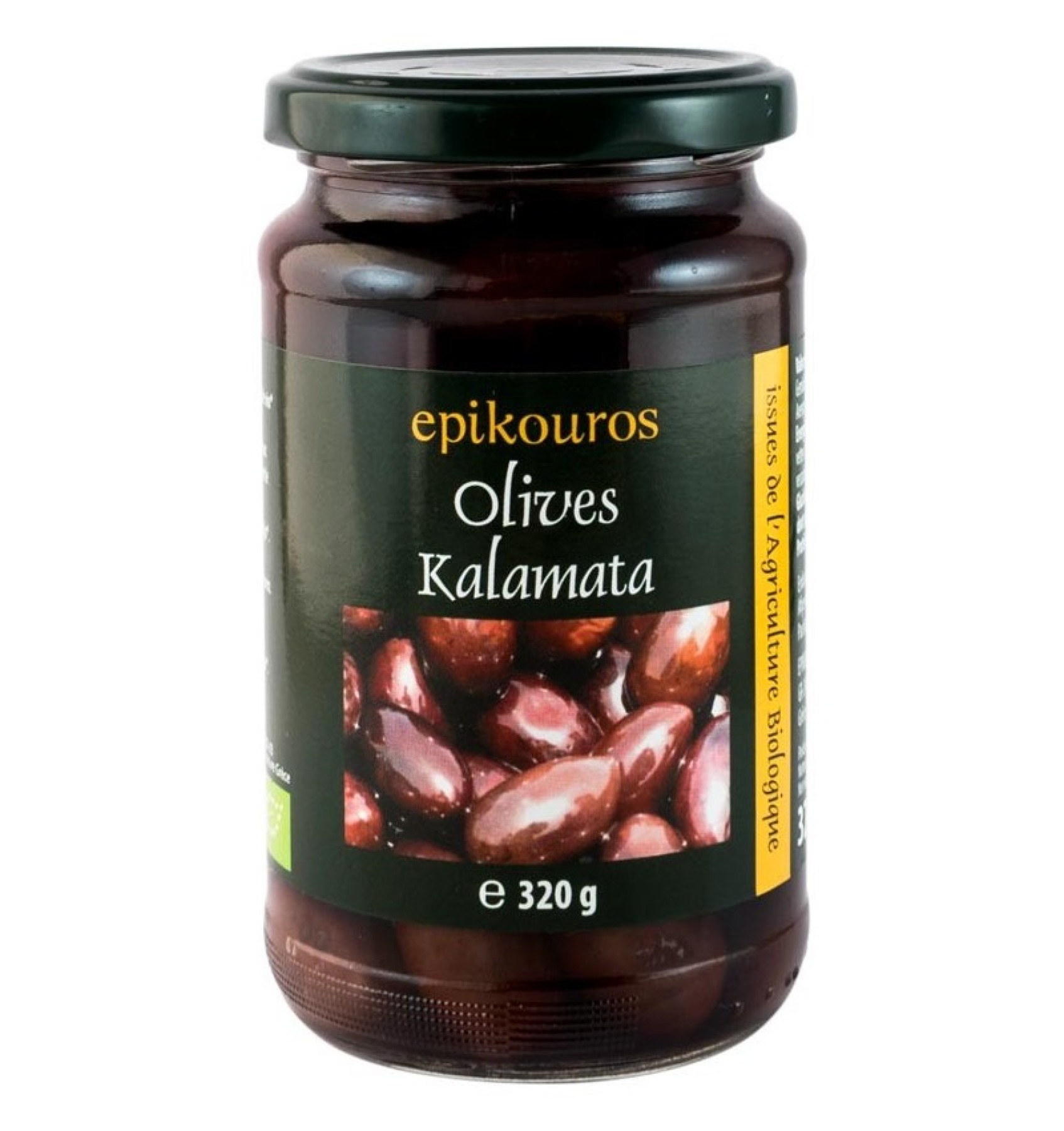 Masline bio Kalamata in saramura, 320g