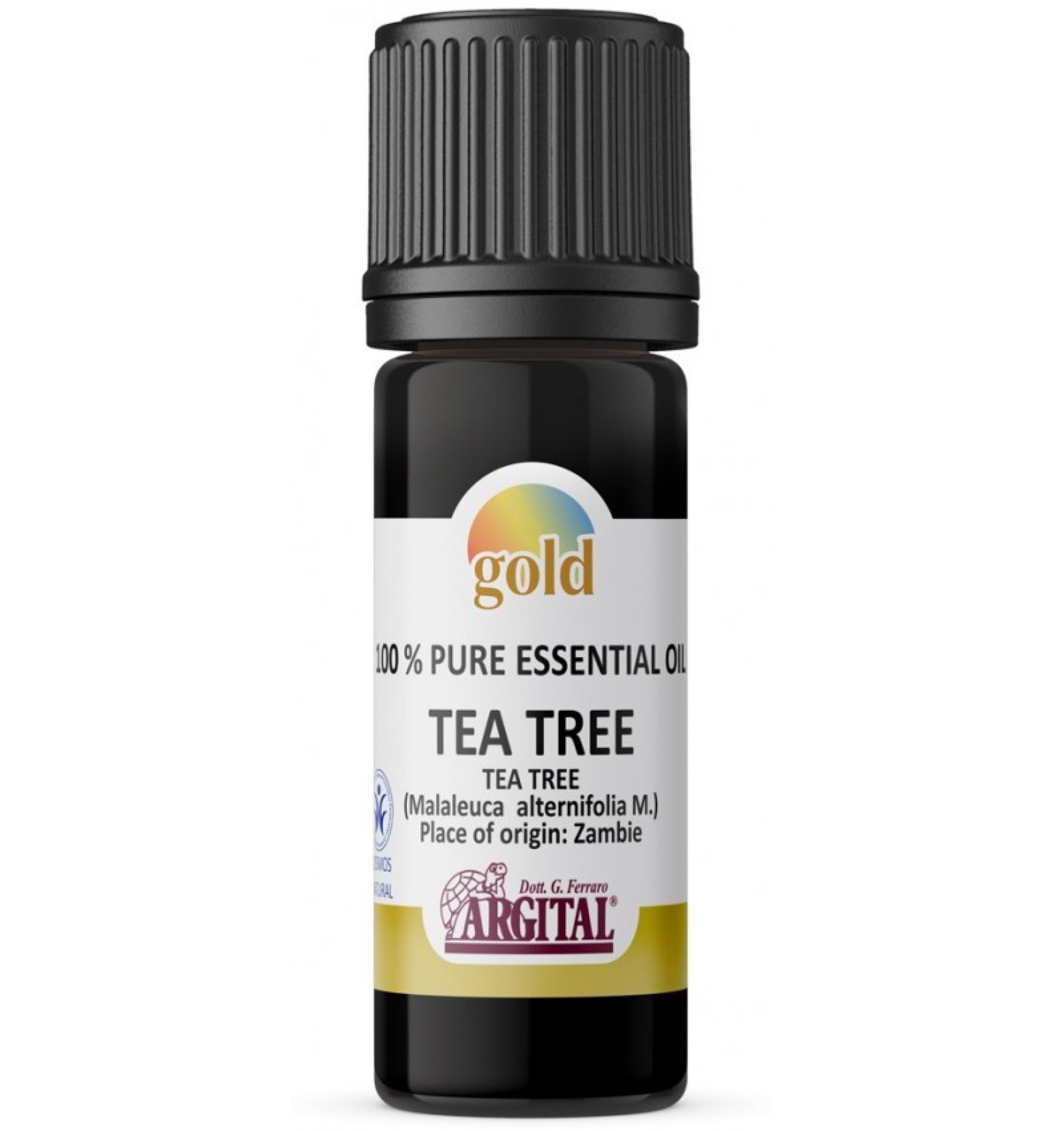 Ulei esential din arbore de ceai Melaleuca, 10 ml Argital Gold