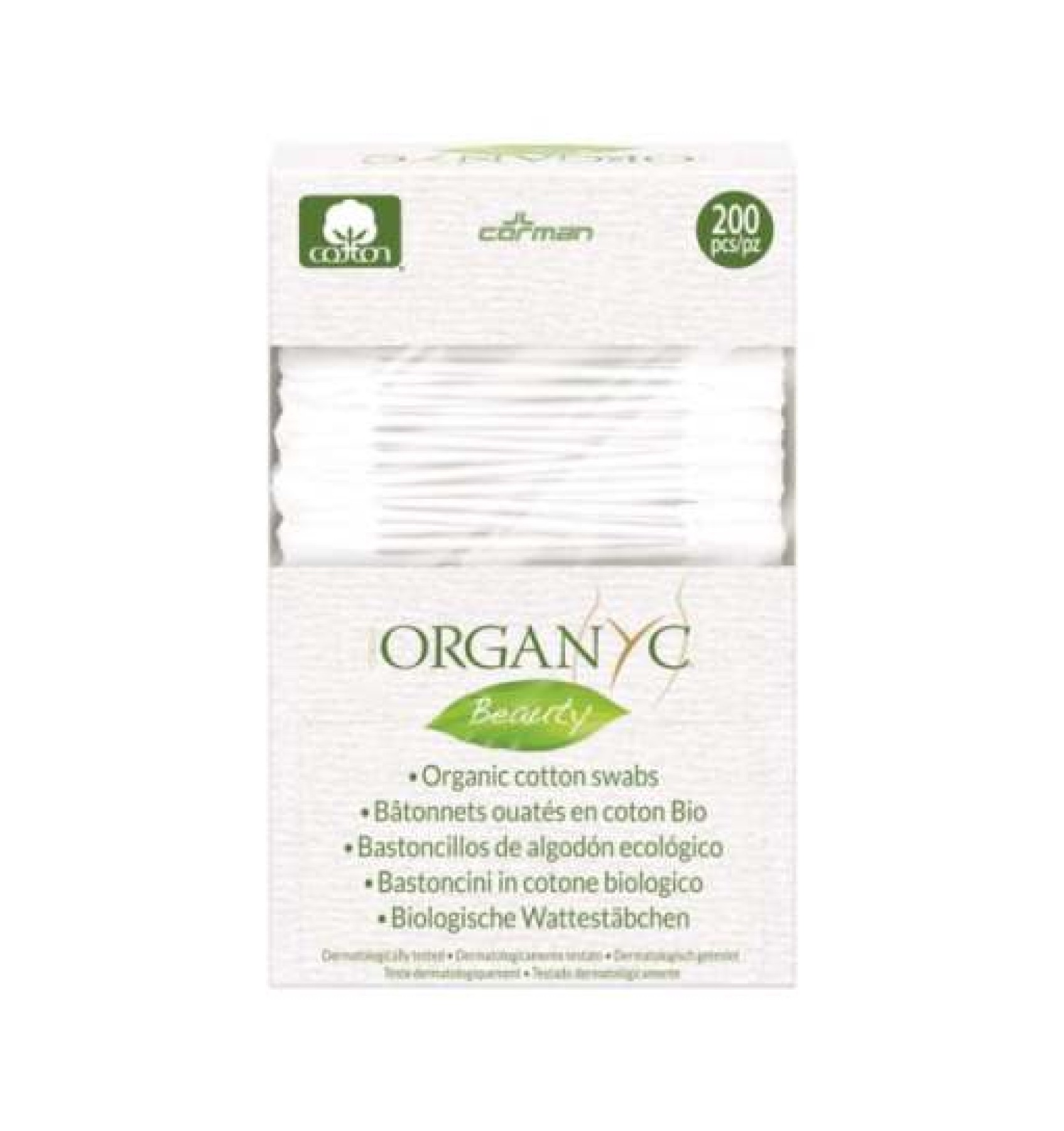 Betisoare cu bumbac organic 200 buc