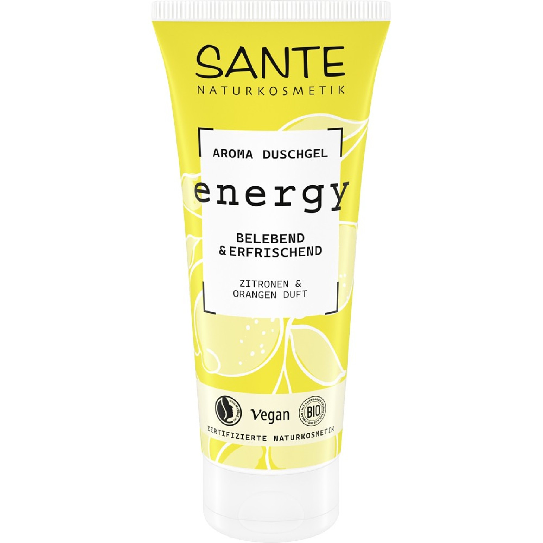 Gel de dus Energy cu lamaie si portocala - 200 ml
