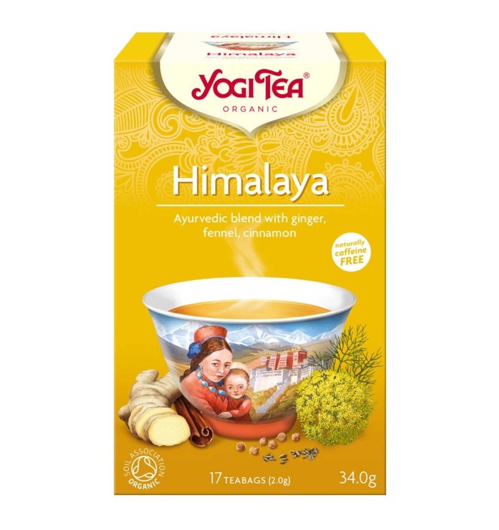 Ceai Bio HIMALAYA, 17 pliculete 34 g Yogi