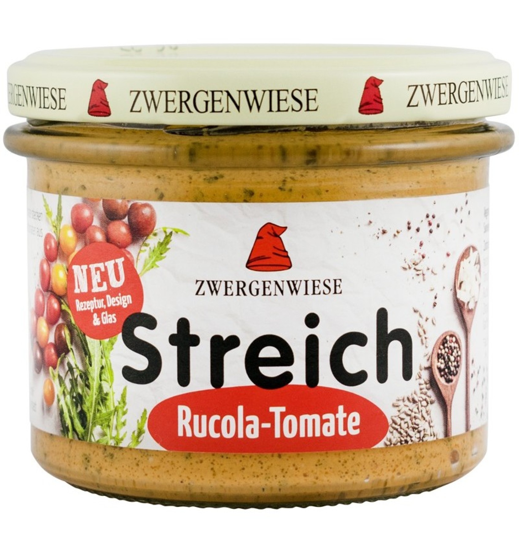 Crema tartinabila BIO vegetala cu rosii si rucola, 180 g