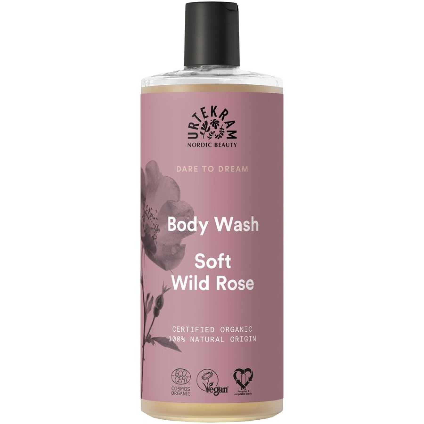 Gel de dus cu trandafir salbatic si aloe vera - 500 ml