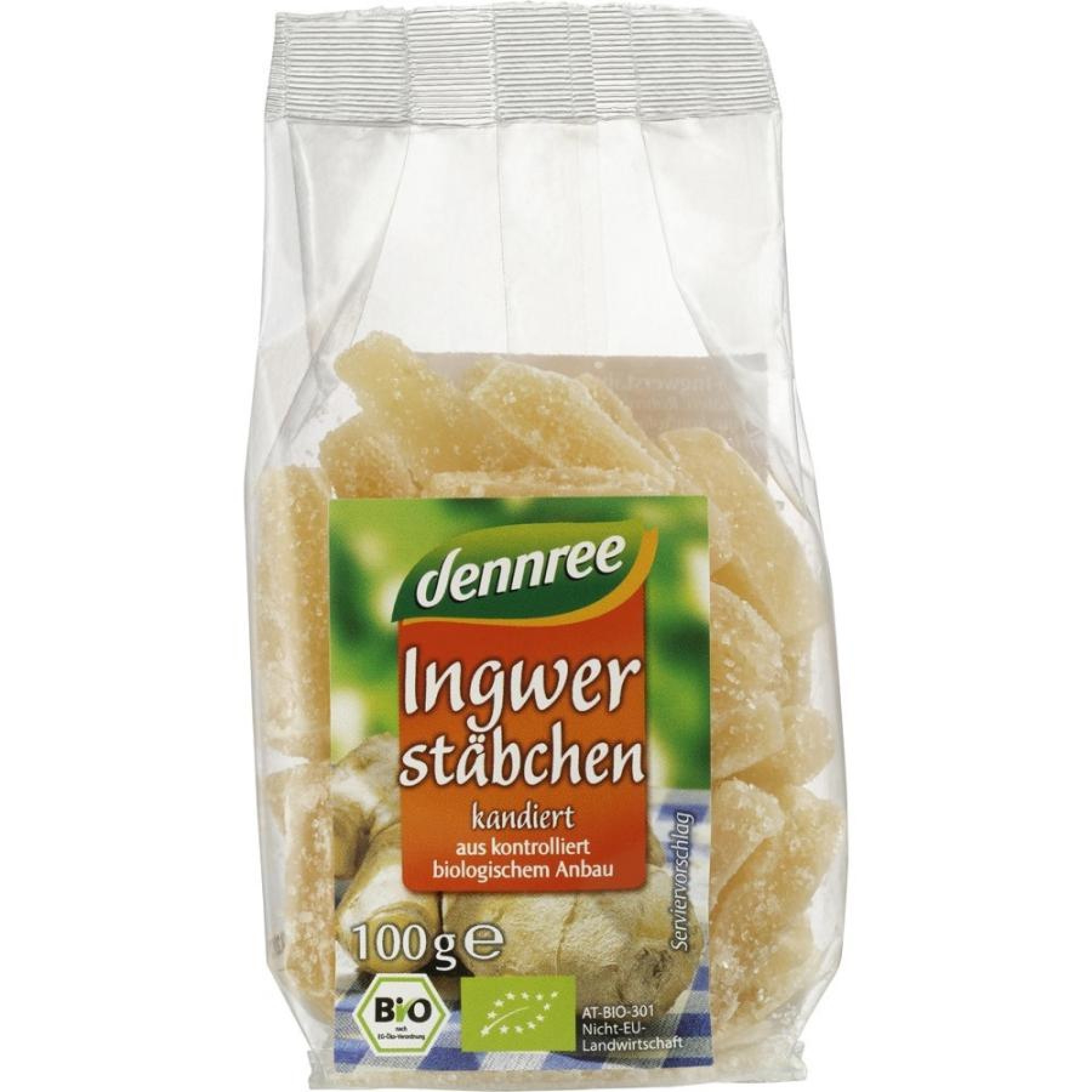 Ghimbir bio confiat - 100 g