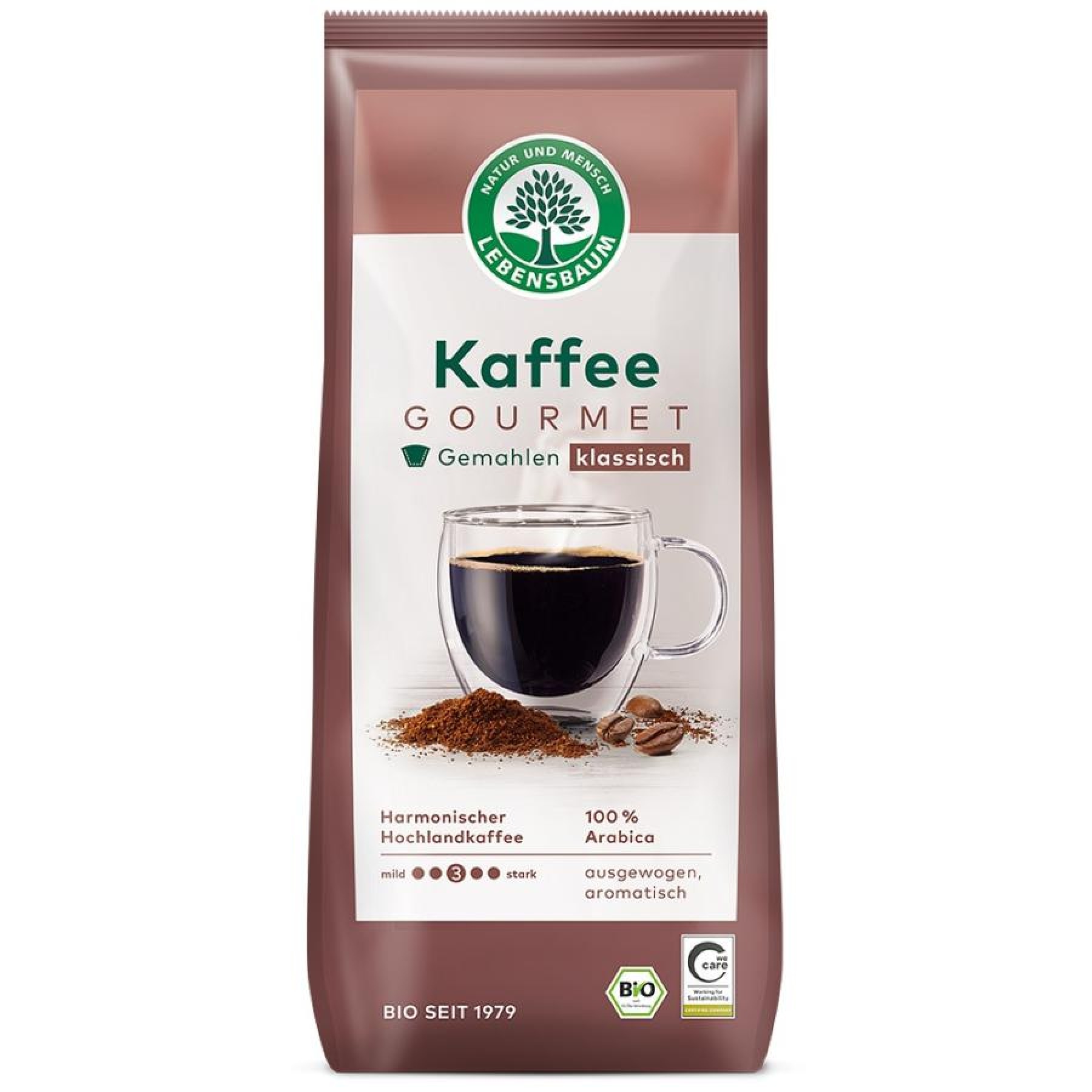 Cafea bio gourmet clasica macinata - 500 g