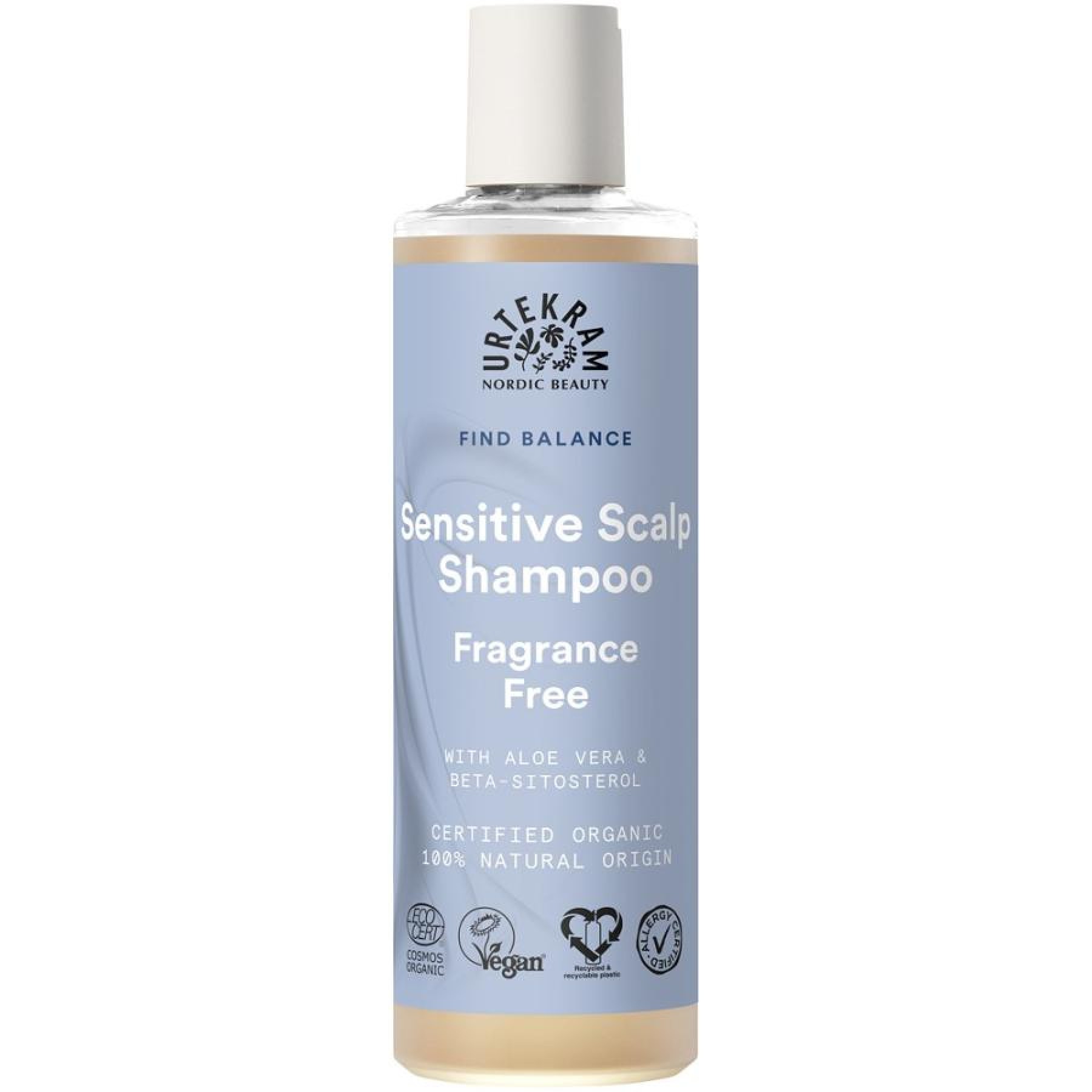 Sampon pentru scalp sensibil cu aloe vera fara parfum - 250 ml