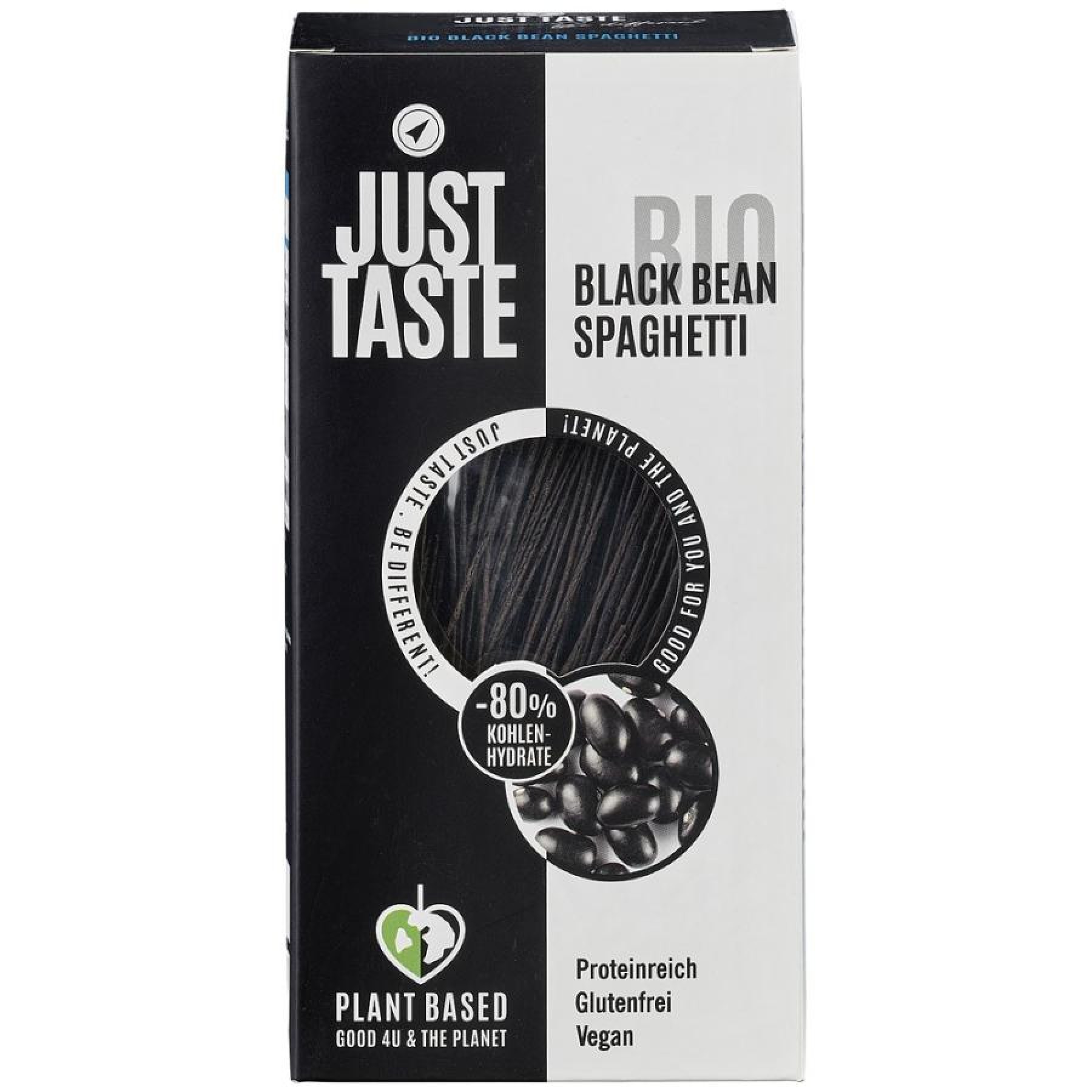 Paste proteice spaghete din fasole neagra fara gluten, eco - 250 g
