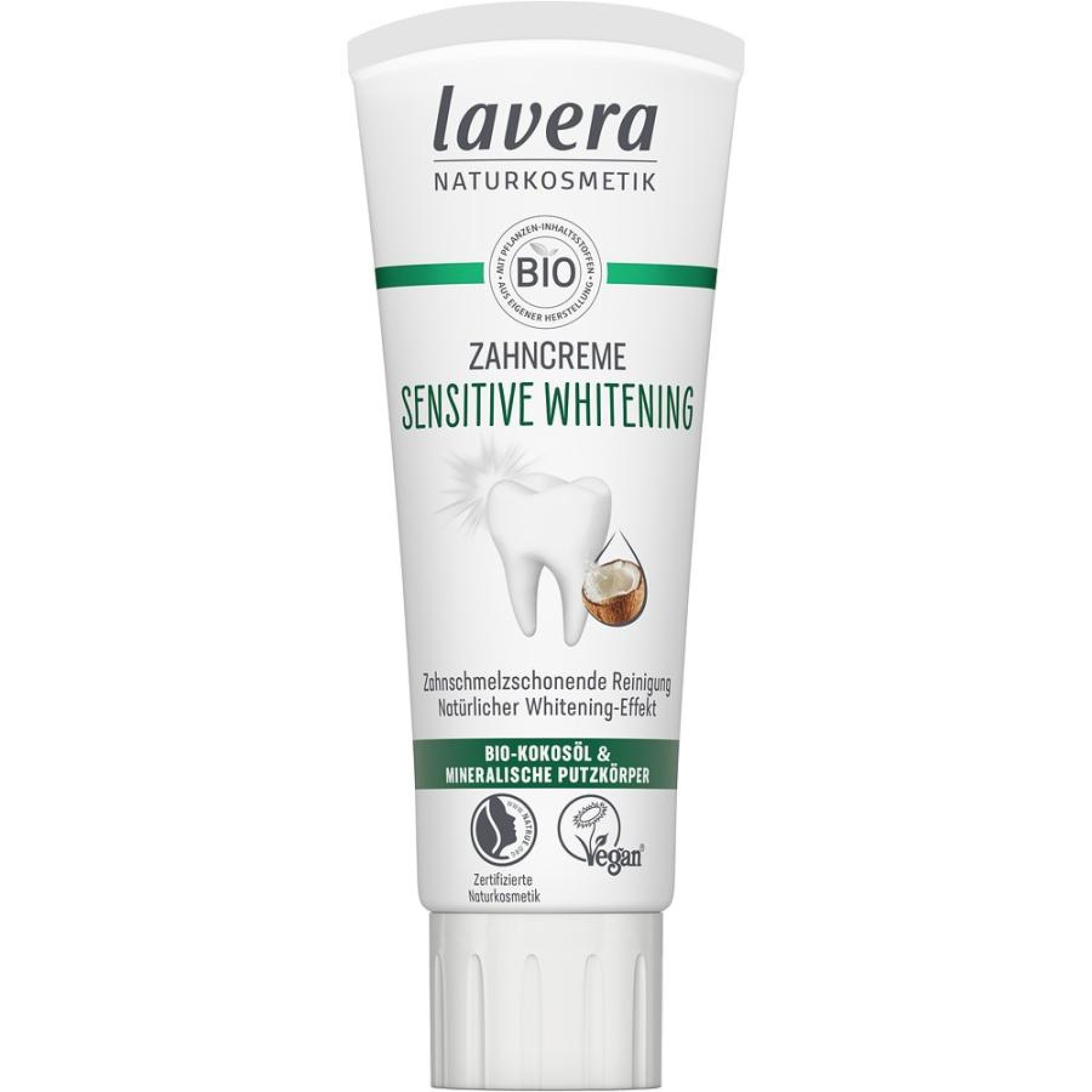 Pasta de dinti pentru albire sensitiv cu ulei de cocos si minerale - 75 ml