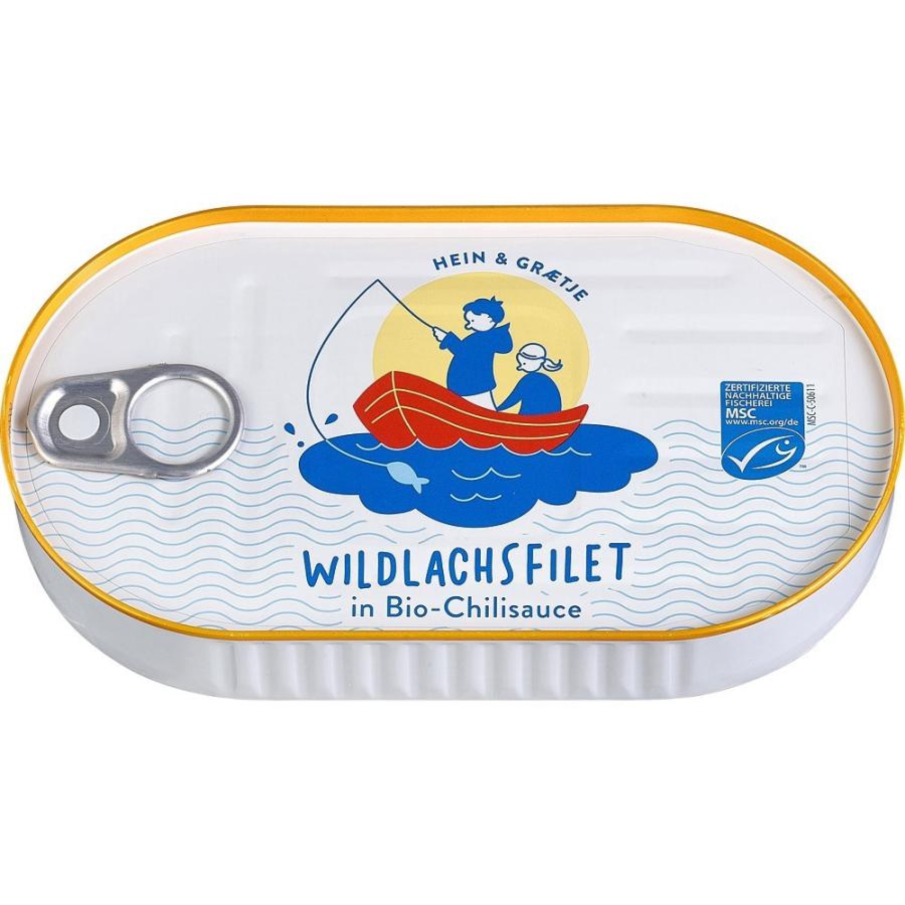 File de somon salbatic in sos eco de rosii cu chili - 200 g