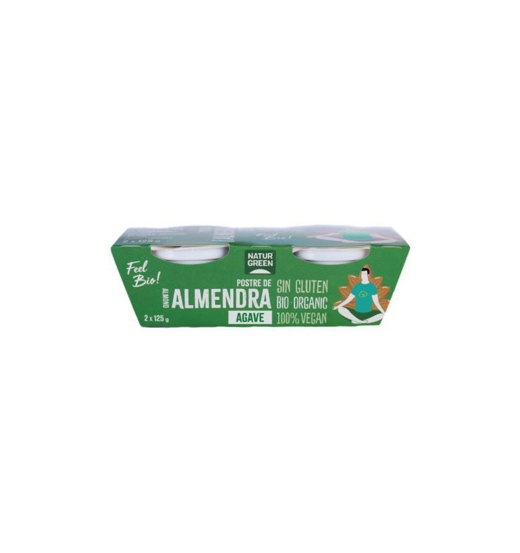 DESERT BIO CU MIGDALE SI AGAVE, 2X125 G NATUR