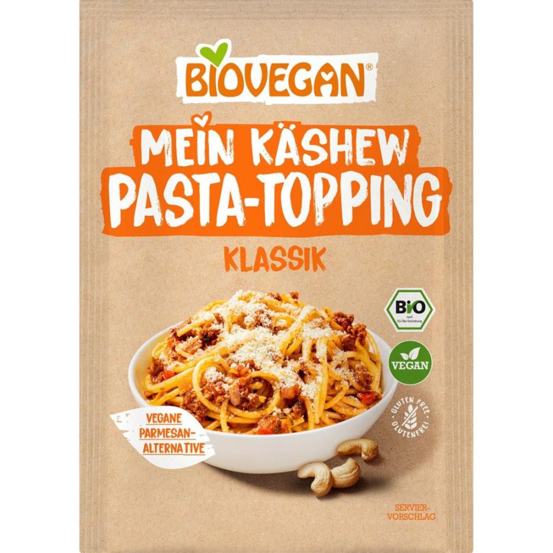 Topping vegan clasic din caju pentru paste fara gluten, eco - 50 g