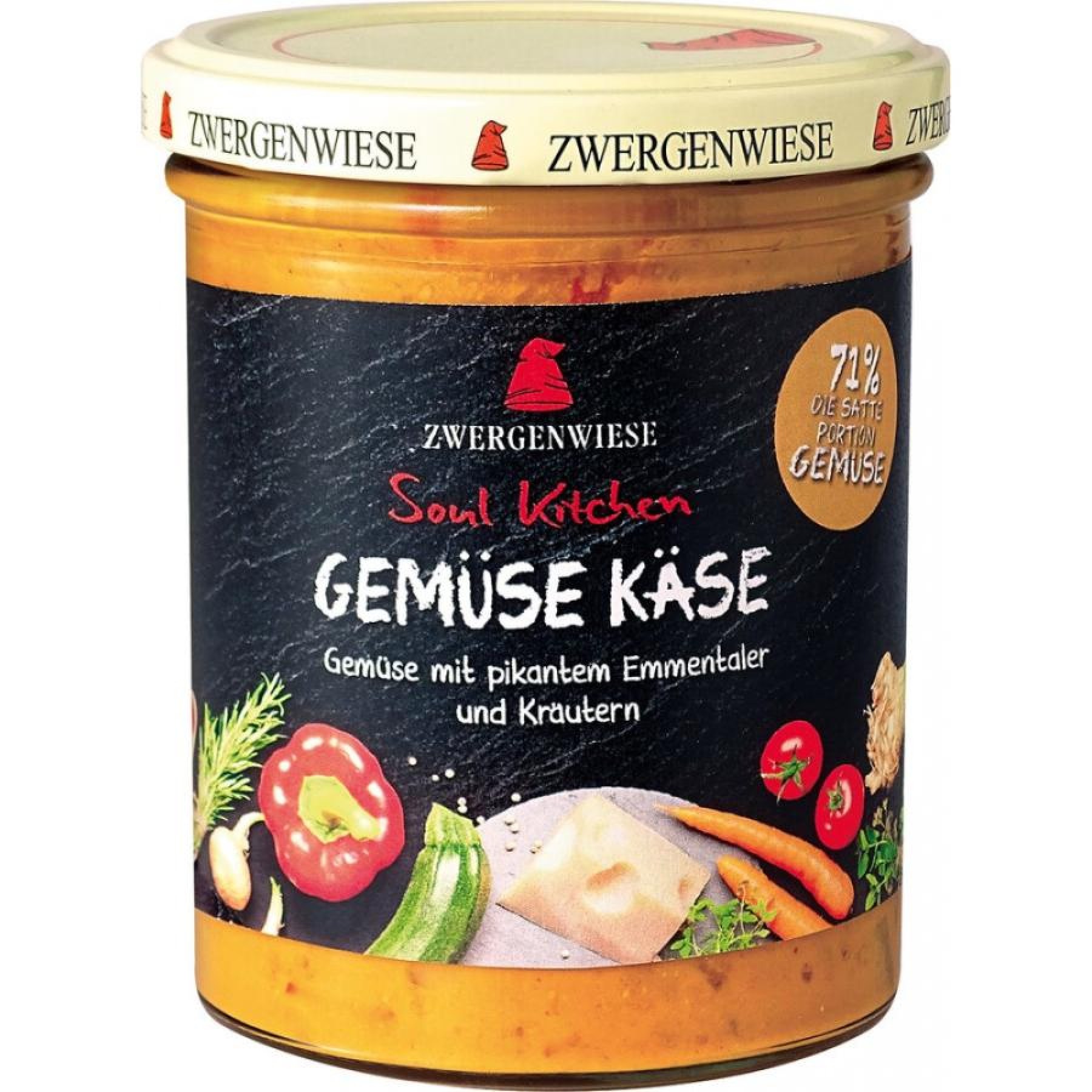 Sos cu legume si branza bio fara gluten - 370 g
