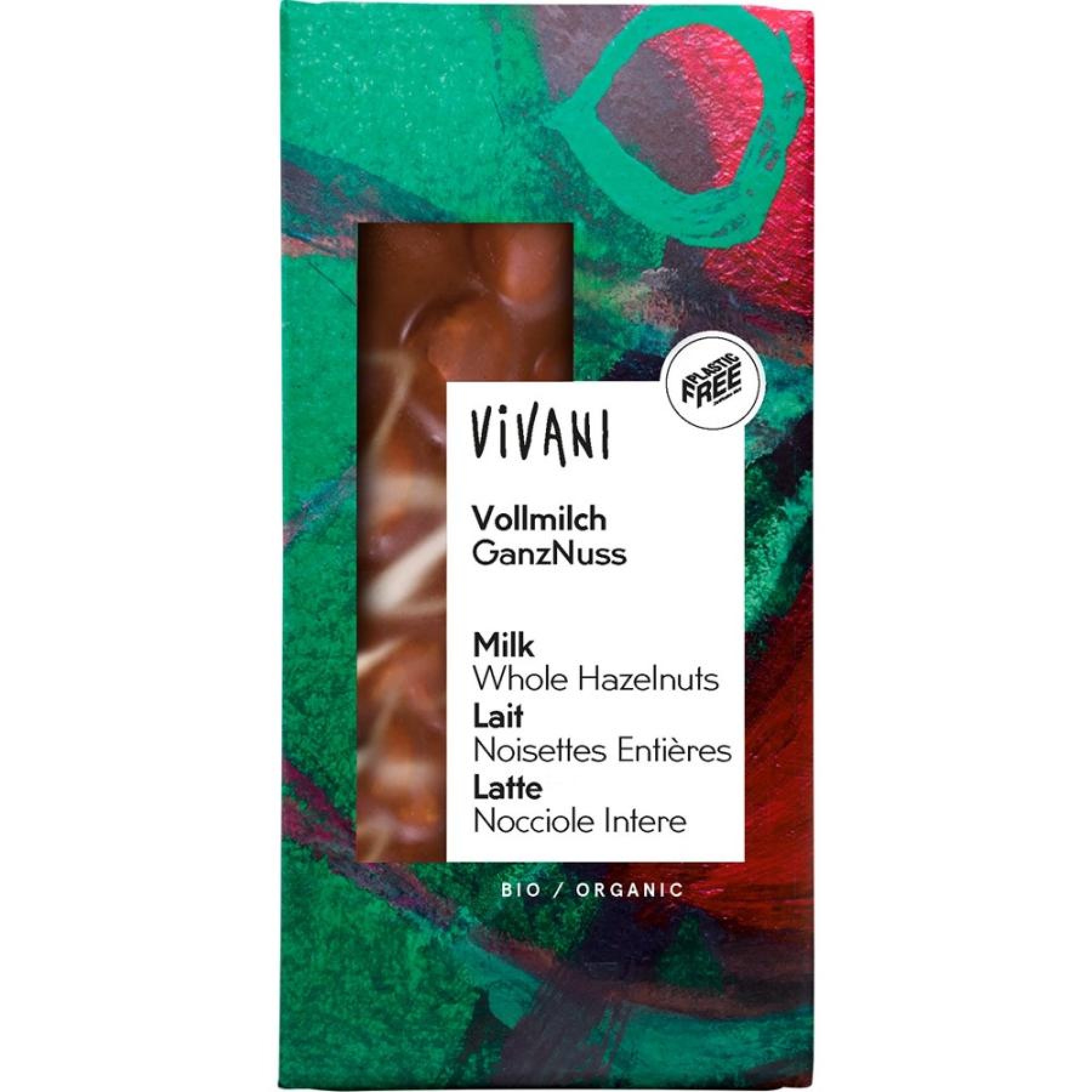 Ciocolata cu lapte integral si alune intregi - 100 g