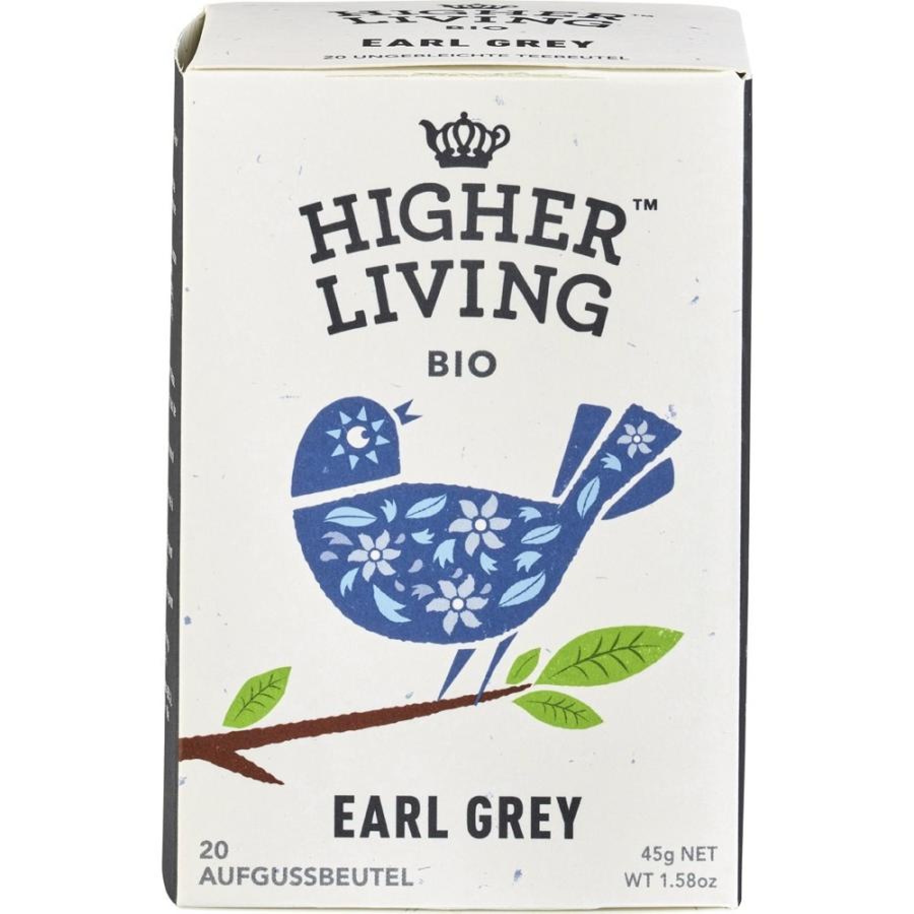 Ceai negru bio Earl Grey - 45 g