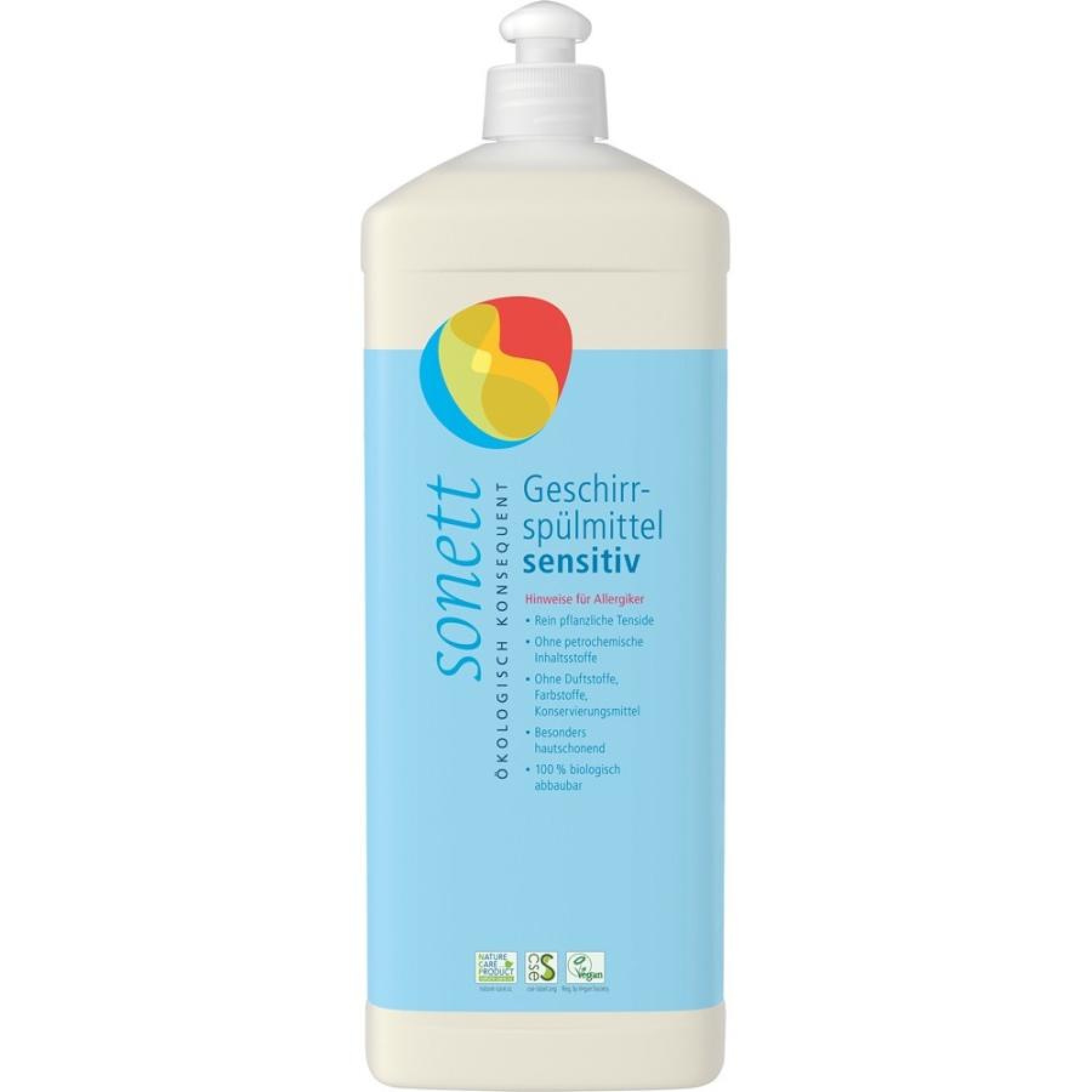Detergent pentru spalat vase pentru alergici rezerva - 1 l