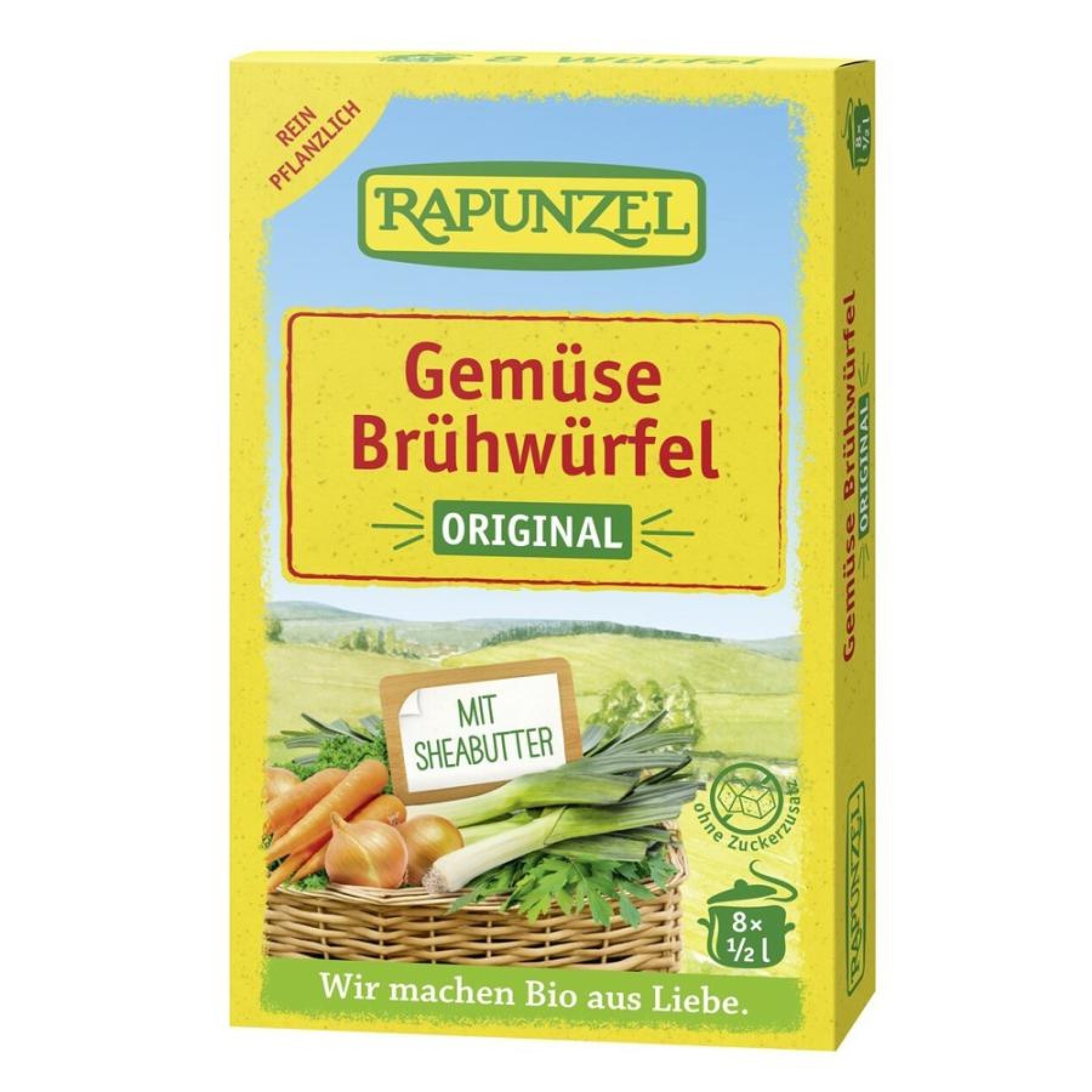 Cuburi de supa de legume bio original - 84 g
