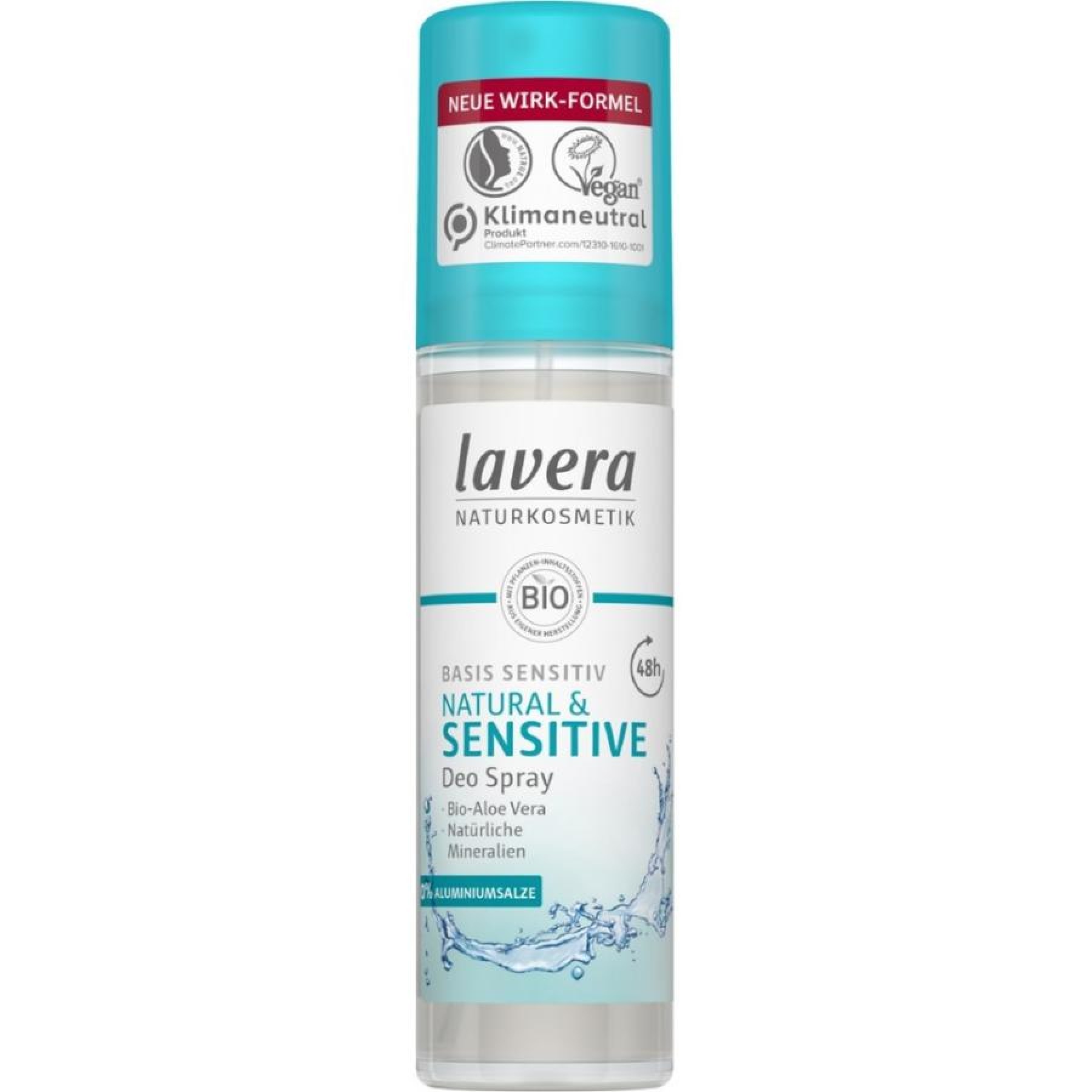 Deo spray sensitiv cu aloe vera bio - 75 ml