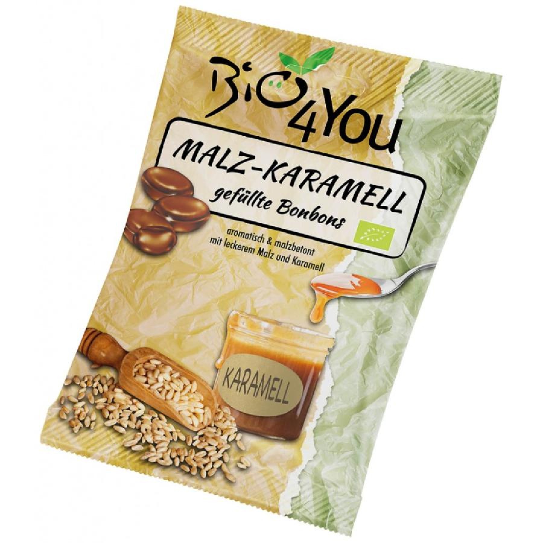 Bomboane cu malt  si caramel - 75 g