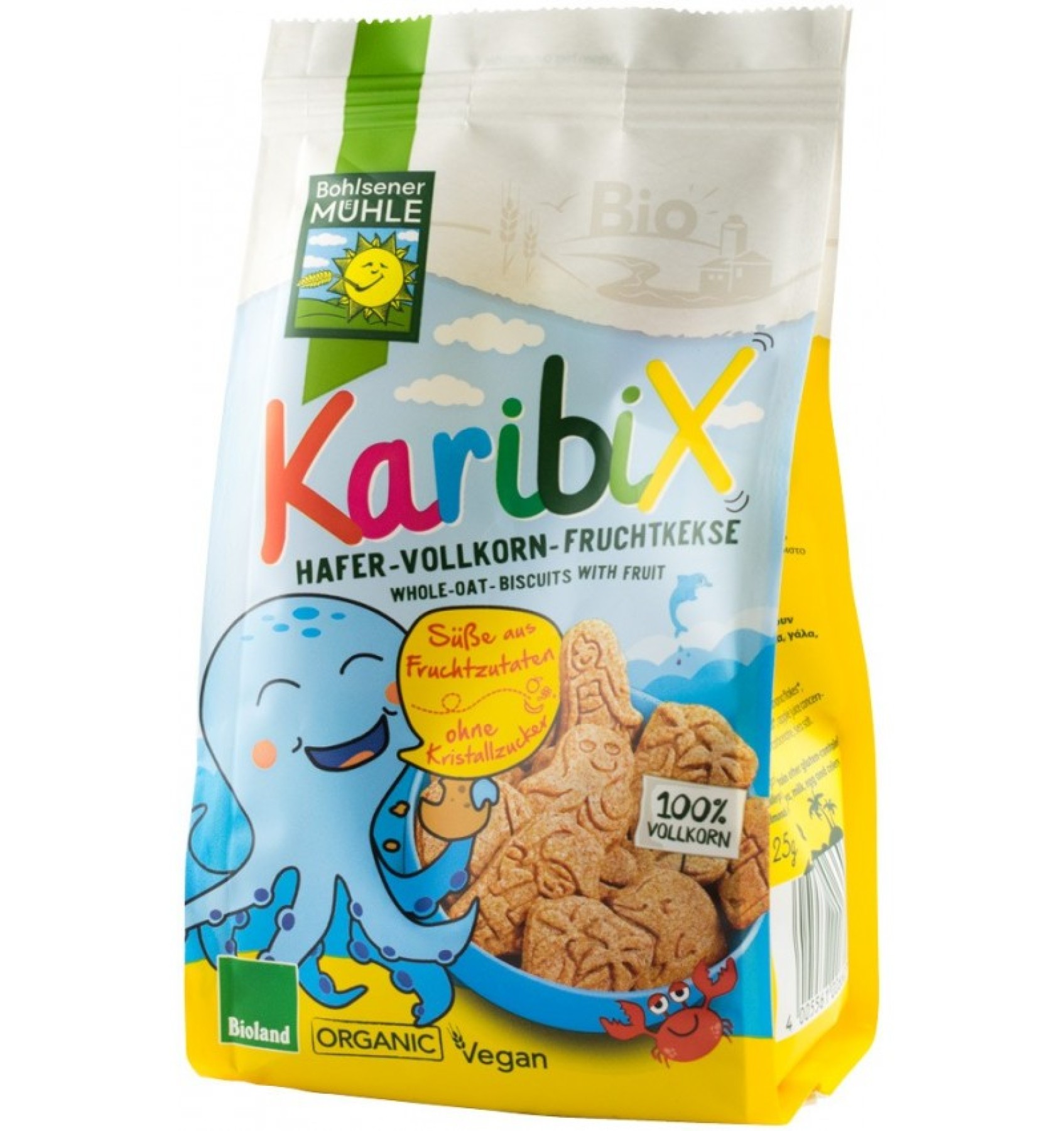 Biscuiti bio caracatita vegani pentru copii - 125 g