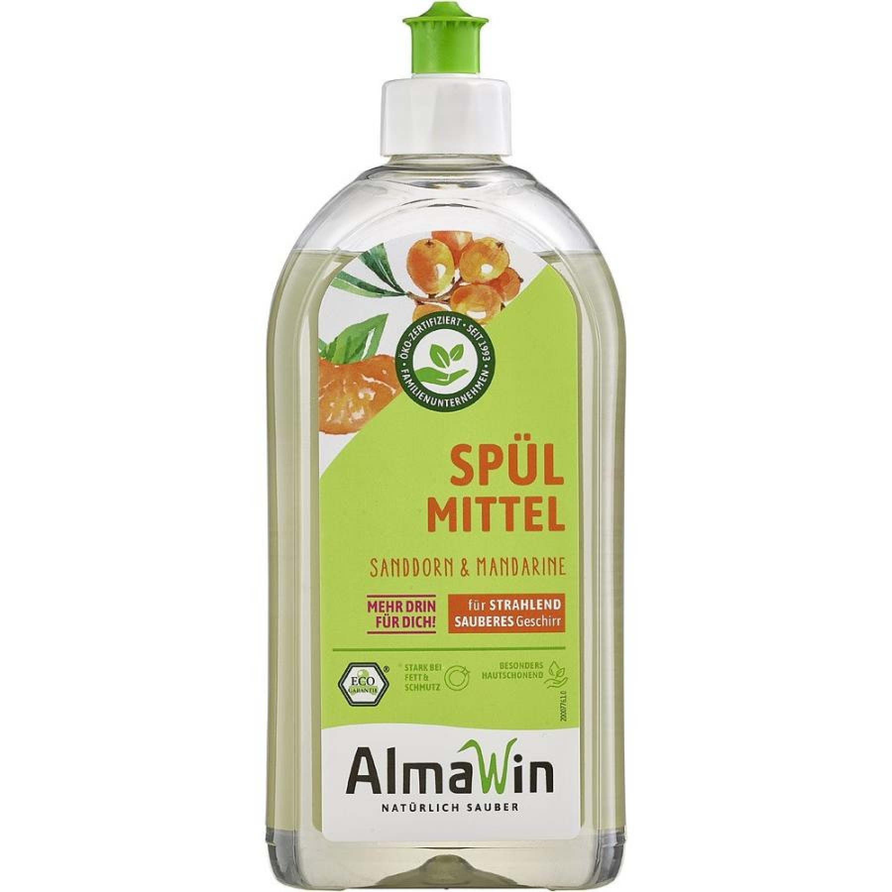 Detergent de vase concentrat cu catina si mandarine - 500 ml