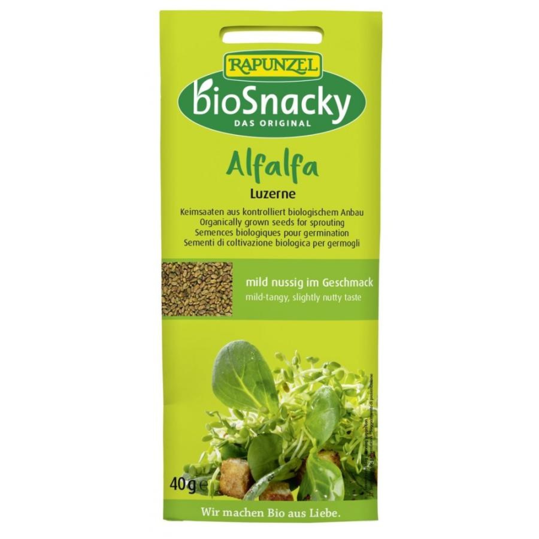 Seminte de lucerna ecologica pentru germinat - 40 g