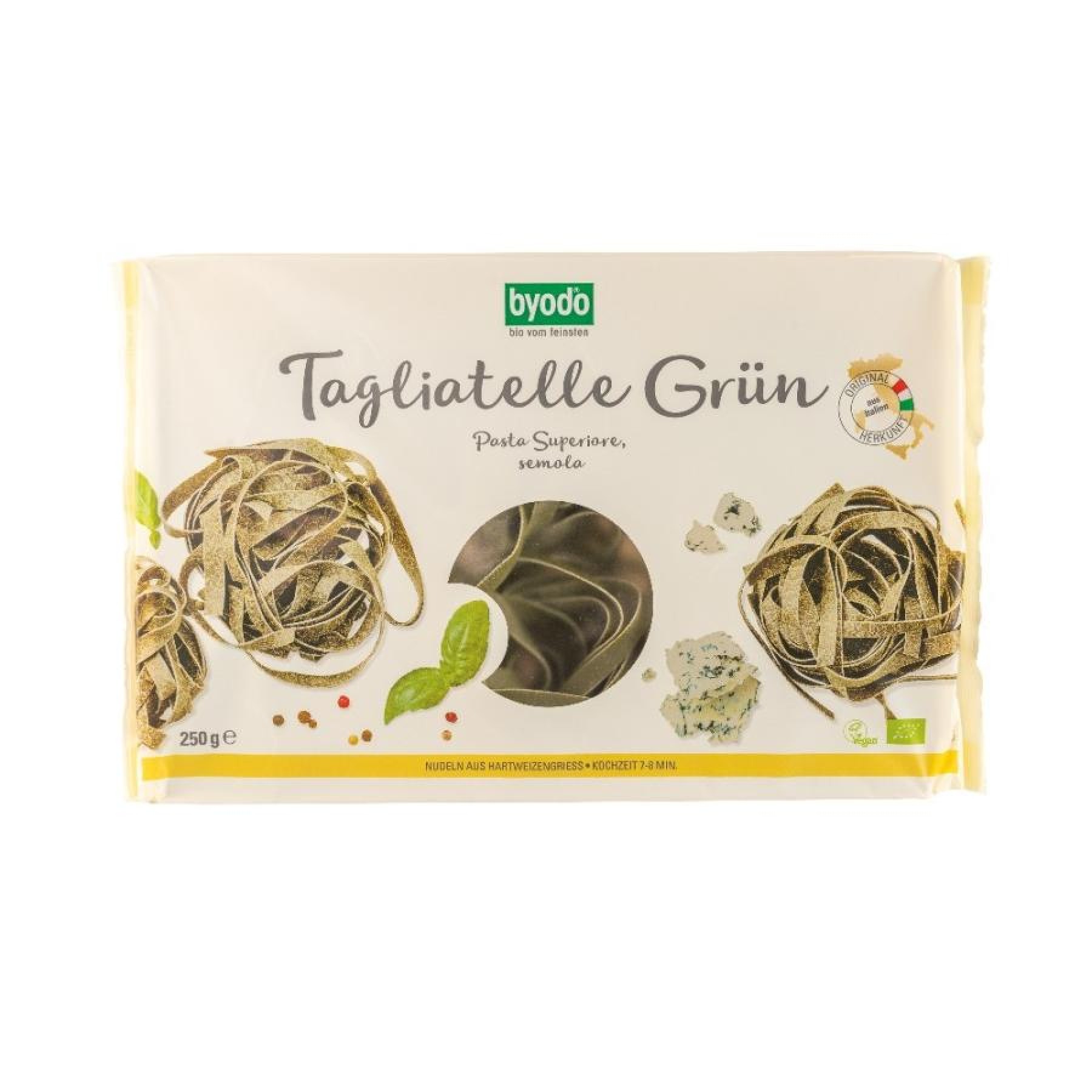 Tagliatelle verzi cu spanac bio - 250 g