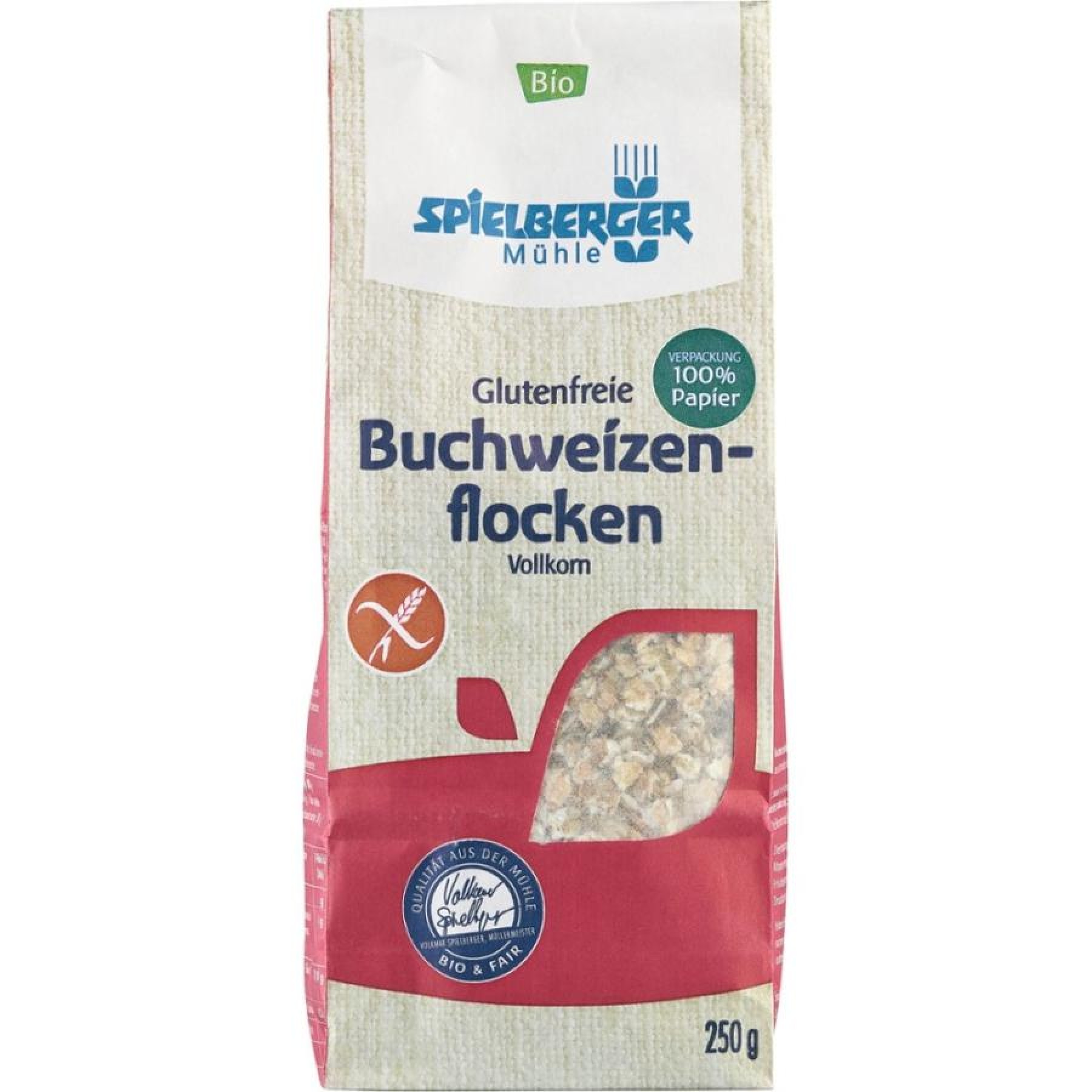 Fulgi de hrisca bio integrali fara gluten - 250 g