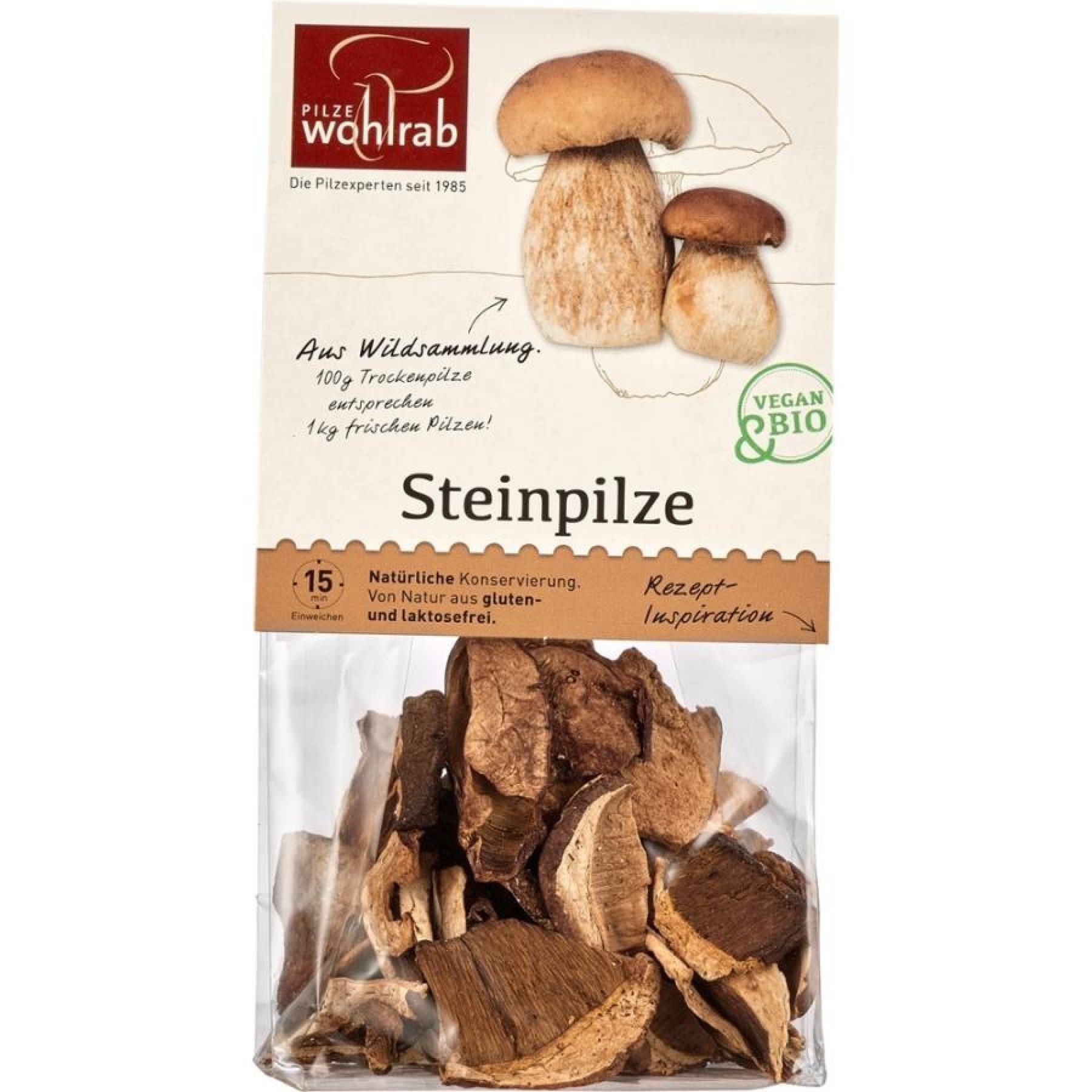 Ciuperci Hribi deshidratati, eco - 20 g