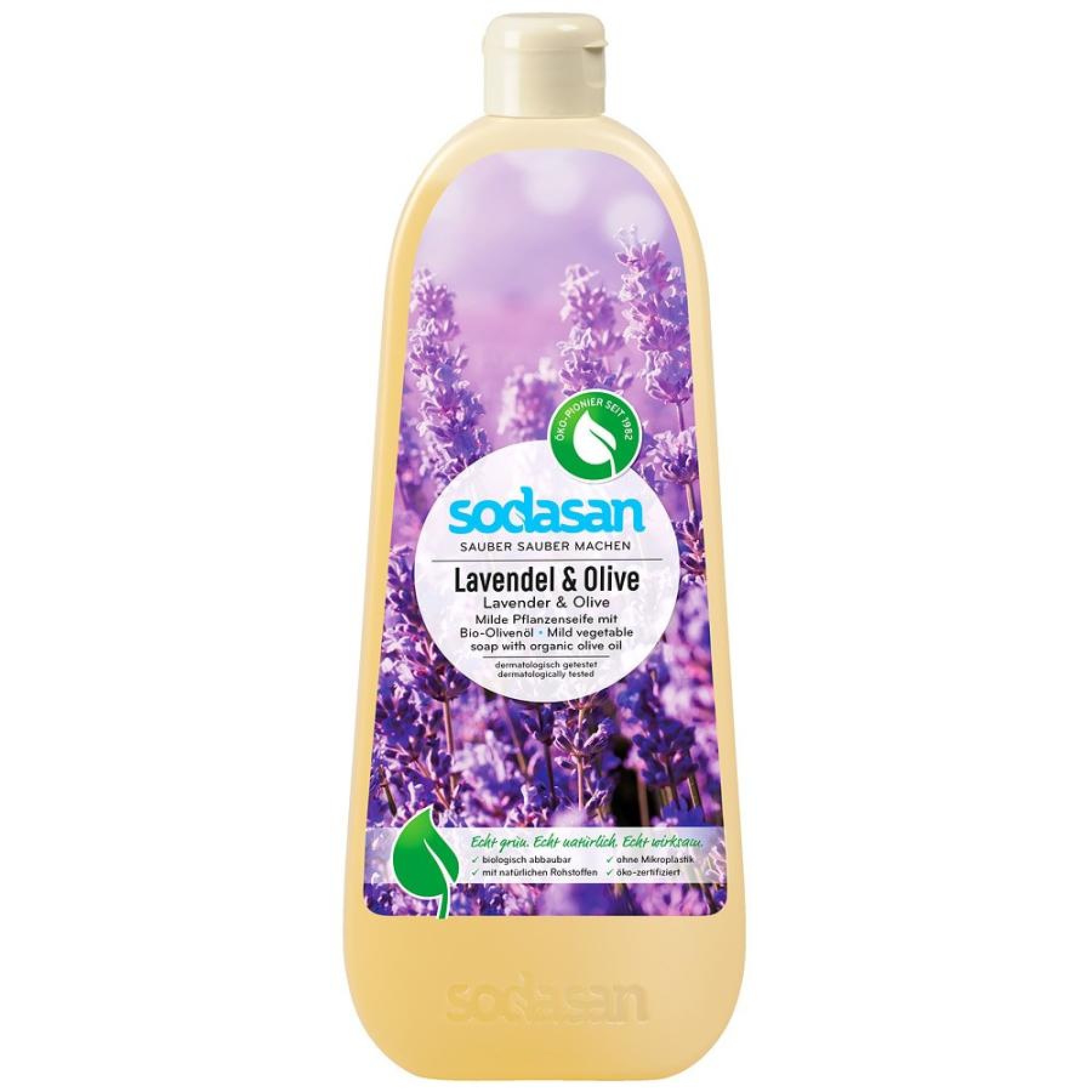 Sapun lichid cu lavanda bio si masline bio rezerva - 1 L
