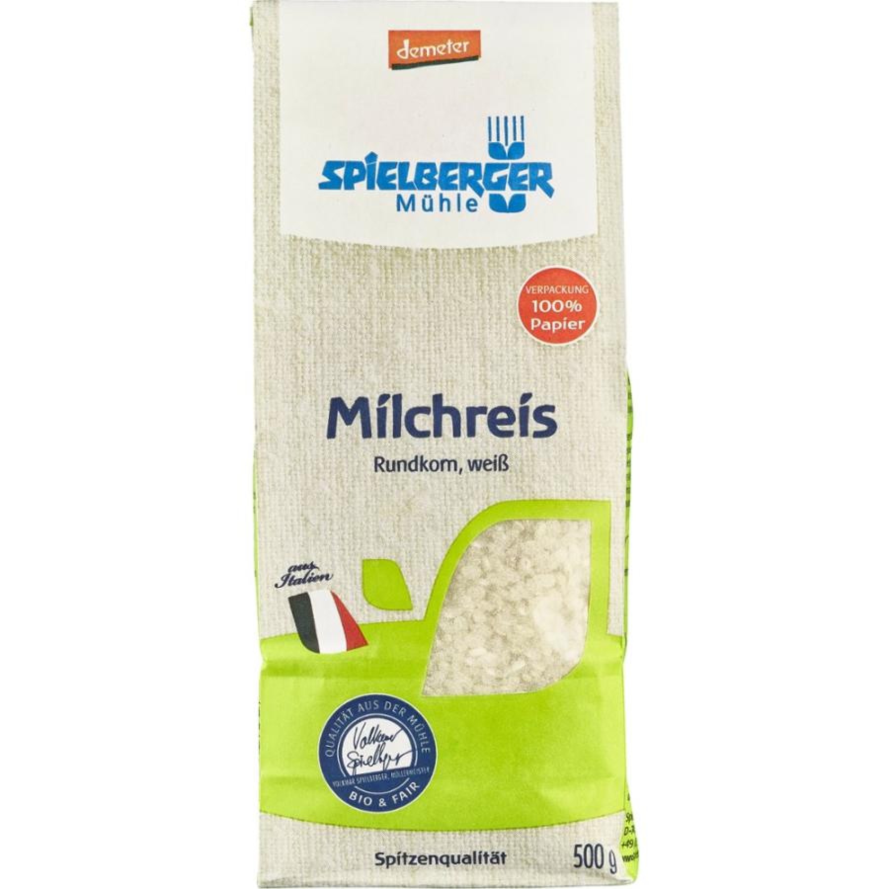 Orez alb pentru lapte Demeter - 500 g