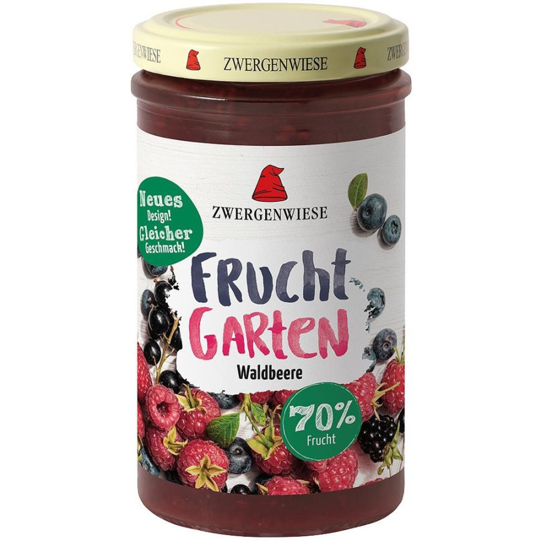 Gem de capsuni cu rubarba indulcit cu nectar de agave - 225 g