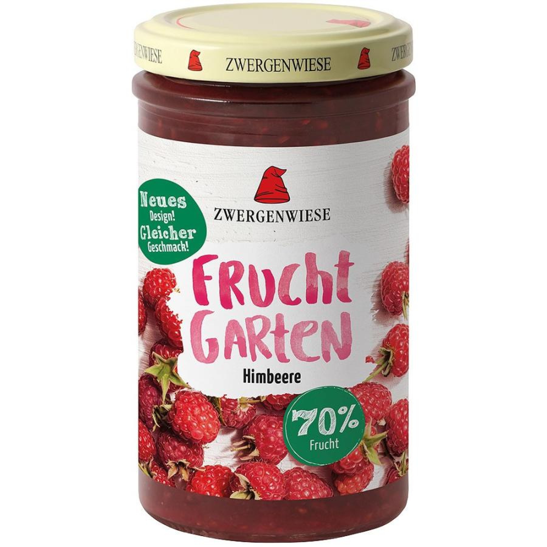 Gem de zmeura indulcit cu nectar de agave fara gluten, eco - 225 g
