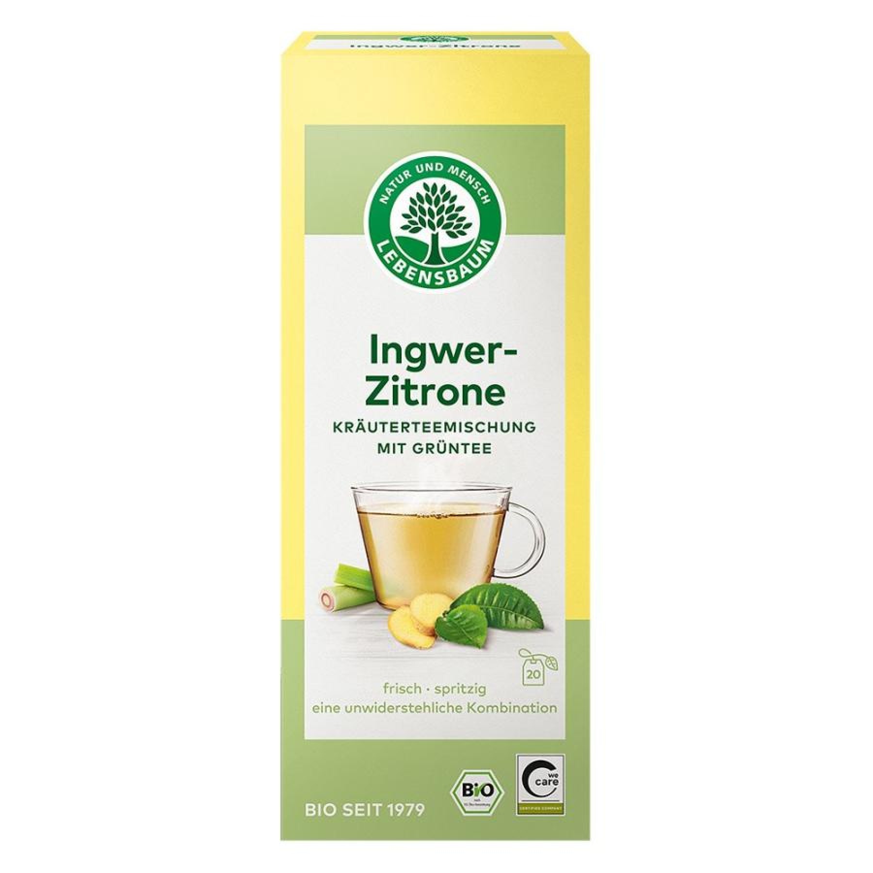 Ceai cu ghimbir si lamaie ecologic - 40 g