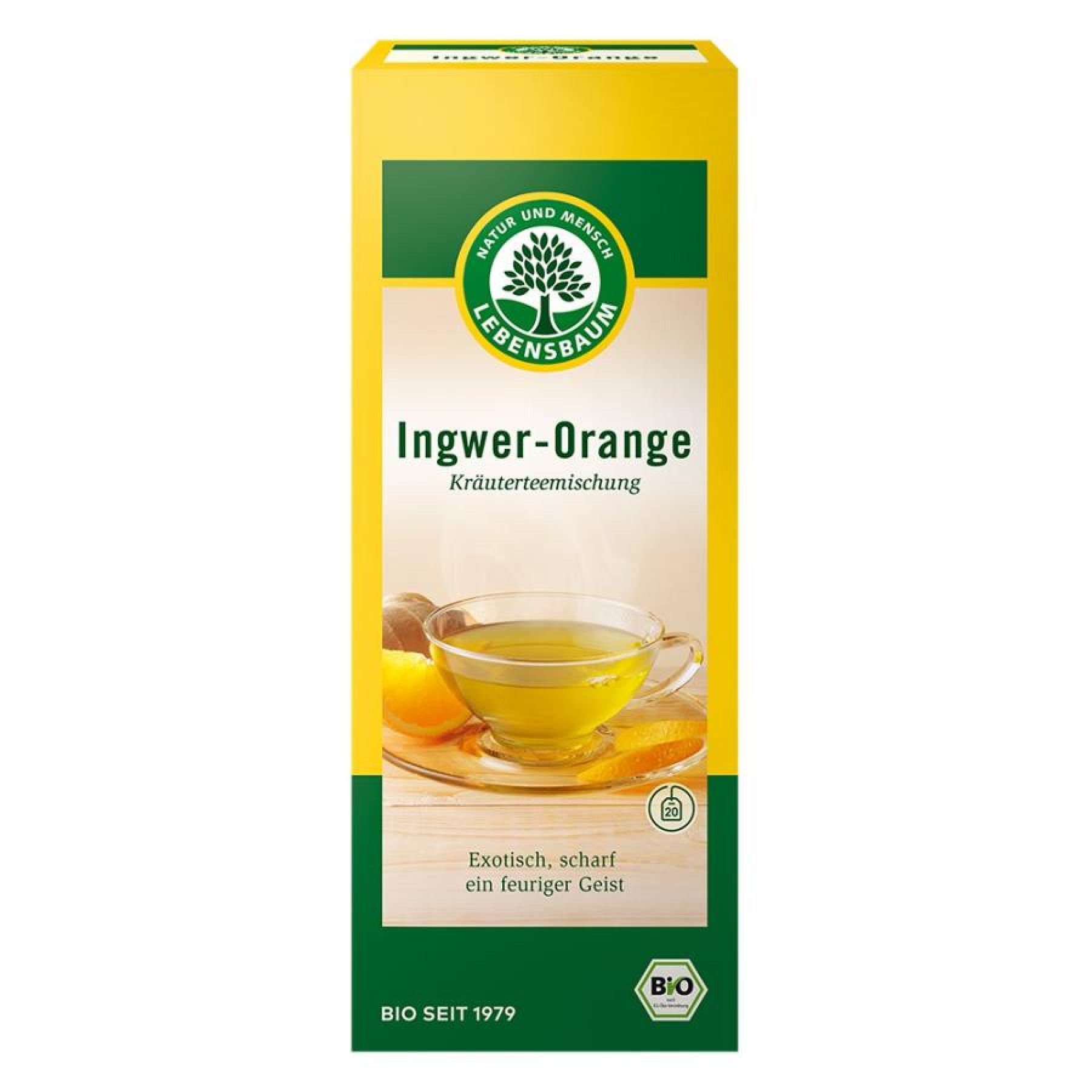 Ceai de ghimbir cu portocale bio - 40 g